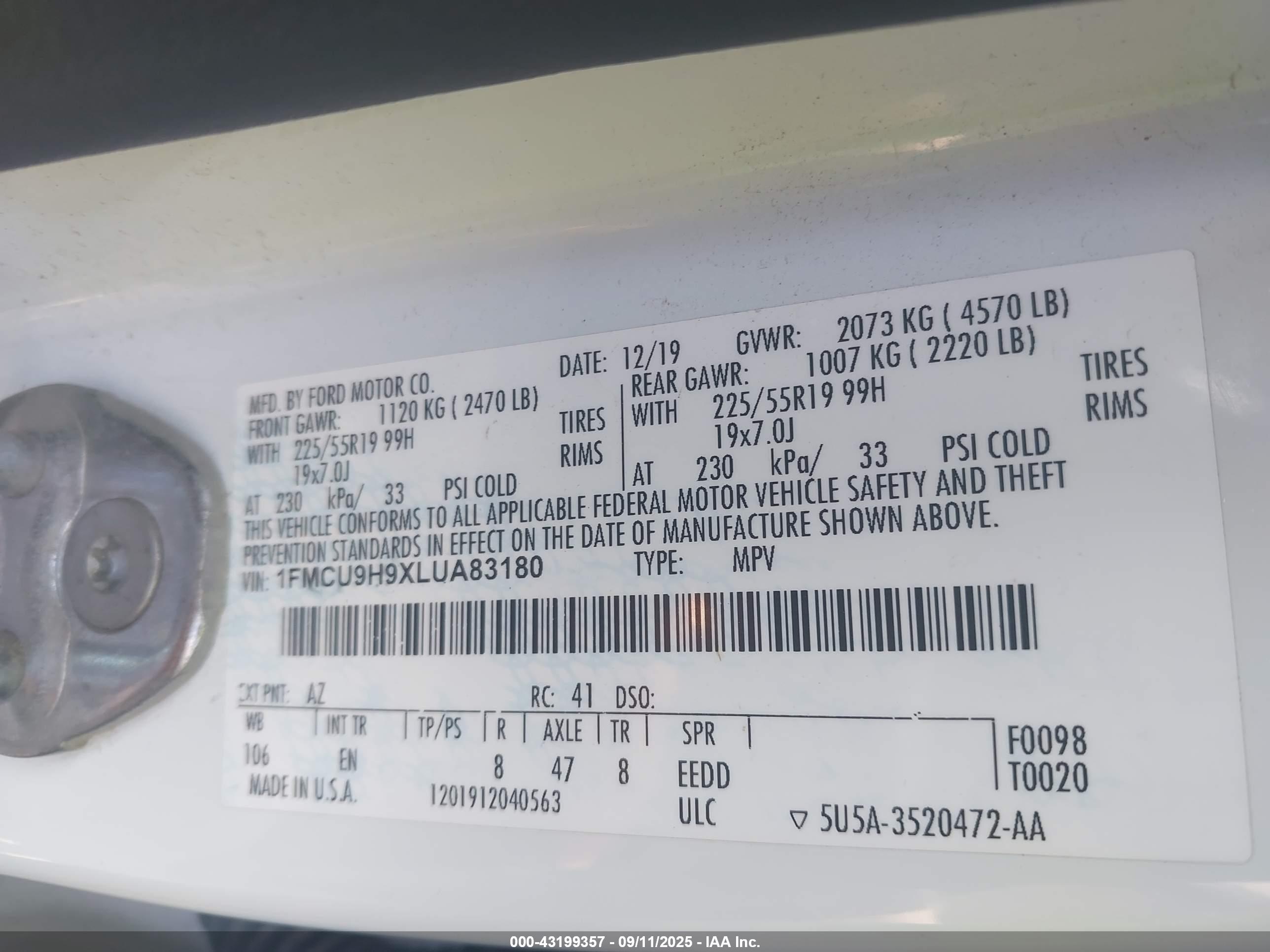 FORD ESCAPE image 9