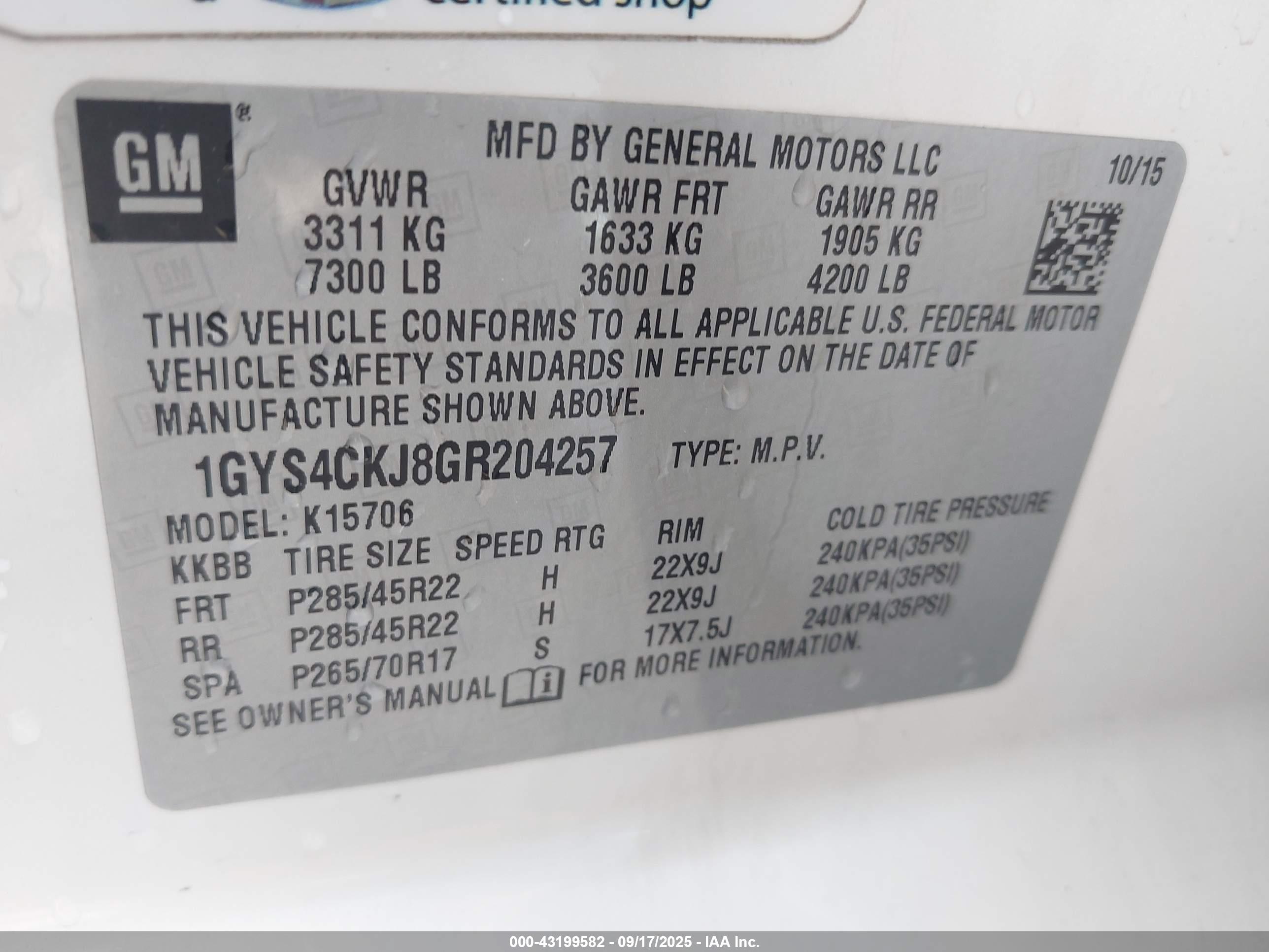 CADILLAC ESCALADE image 9