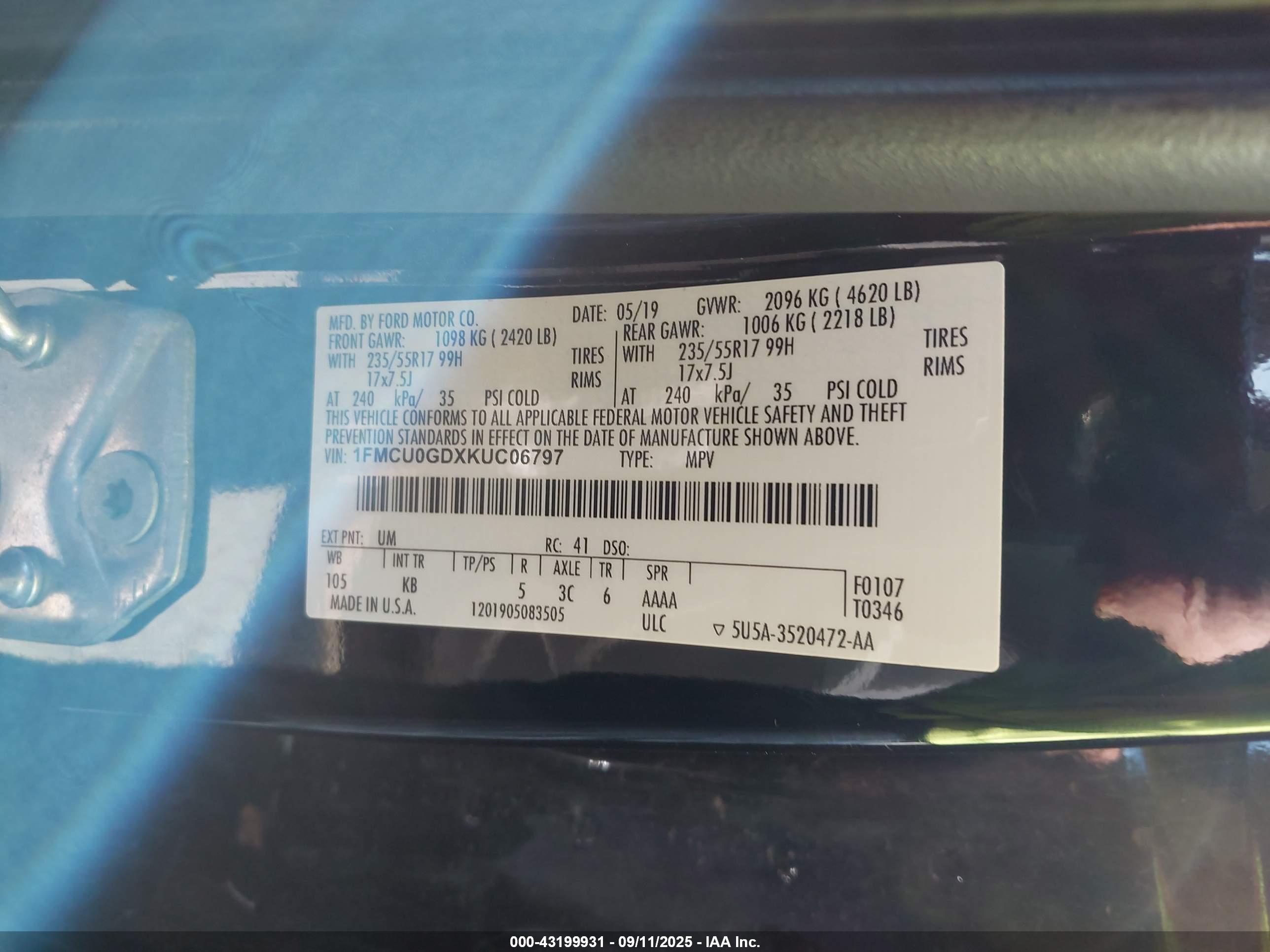 FORD ESCAPE image 9