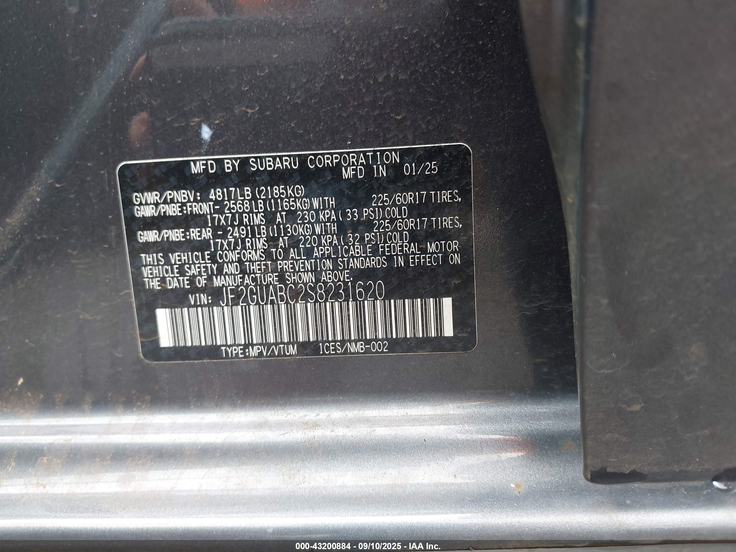 SUBARU CROSSTREK image 9