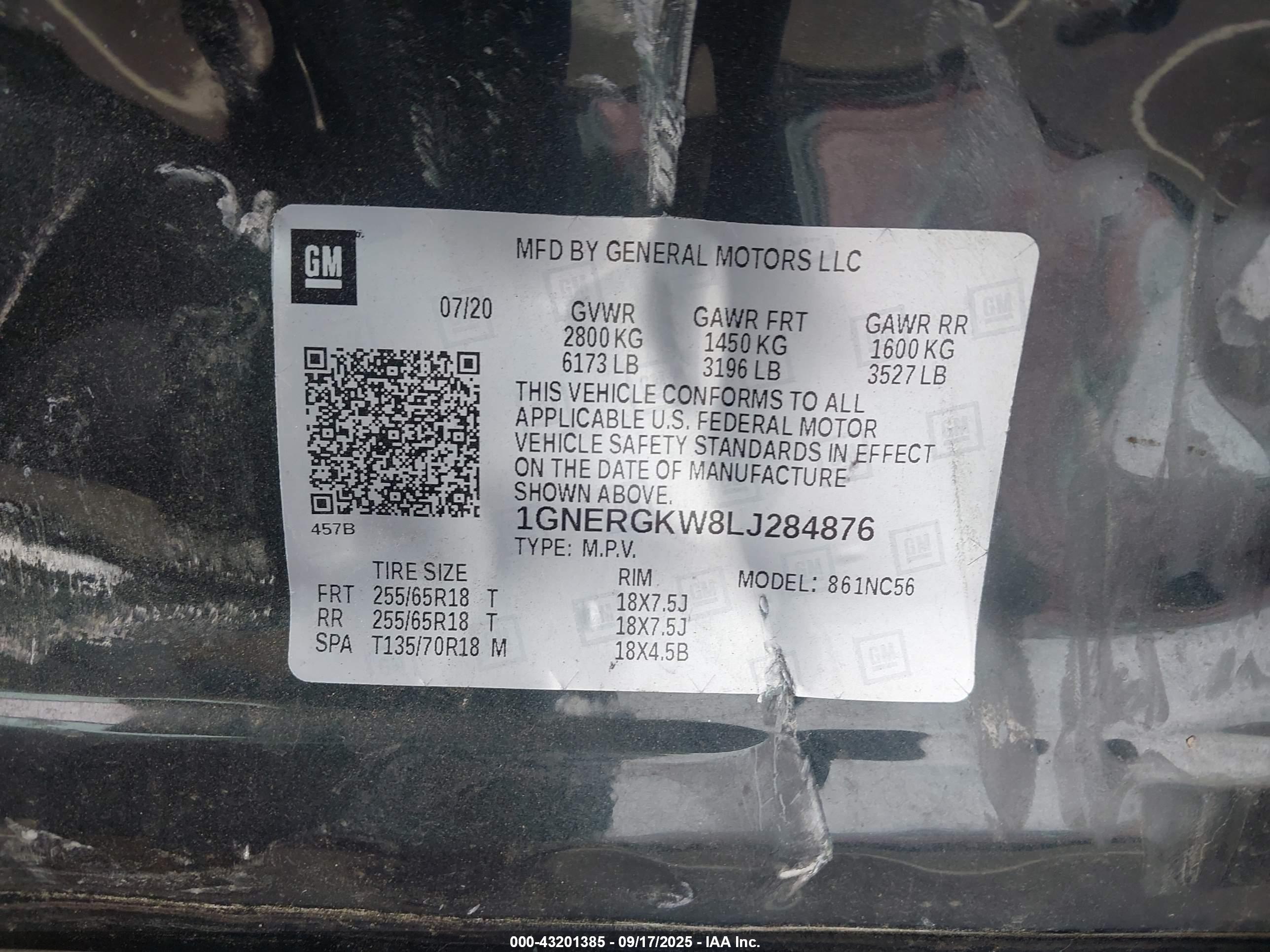 CHEVROLET TRAVERSE image 9