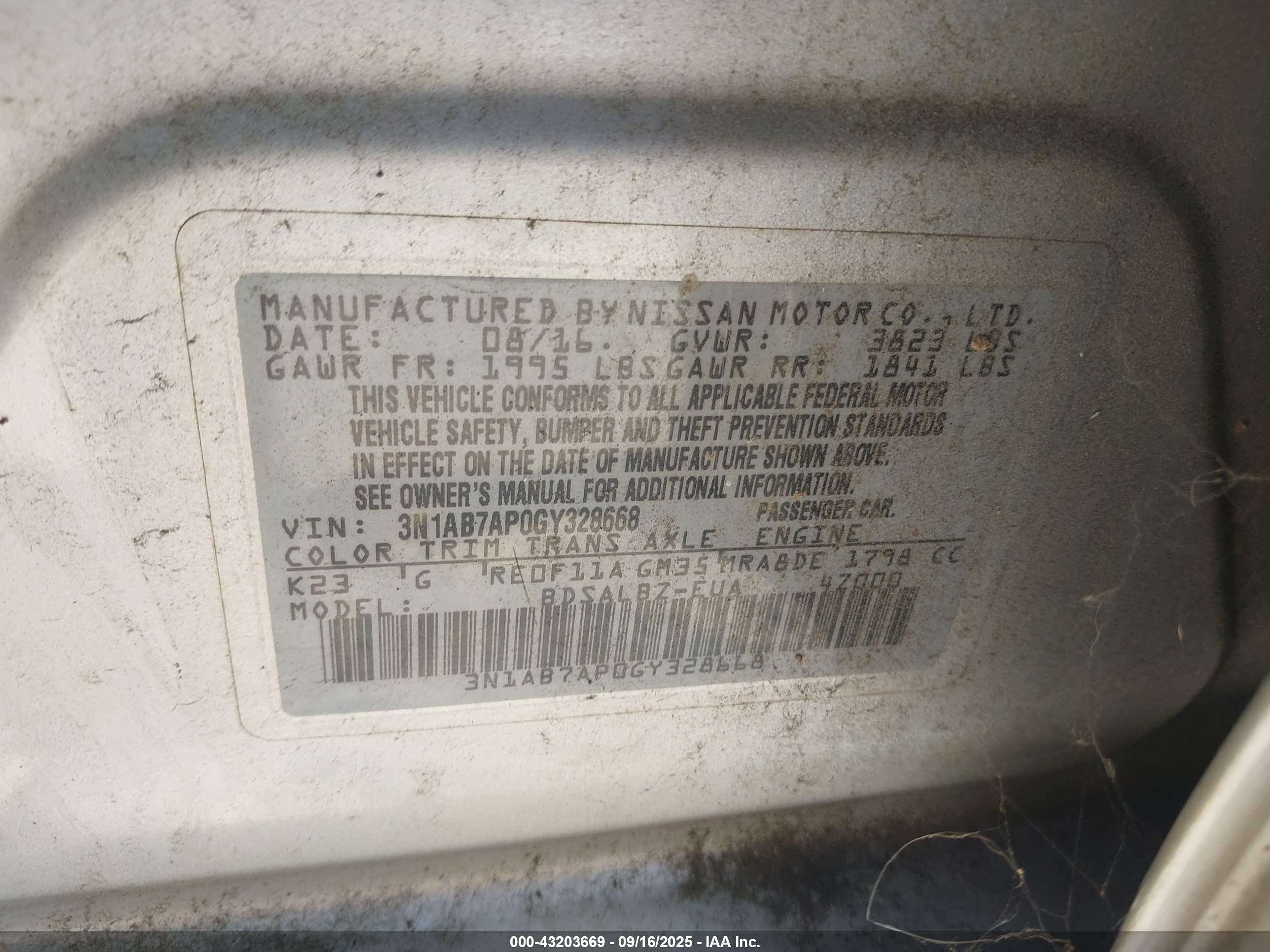 NISSAN SENTRA image 9