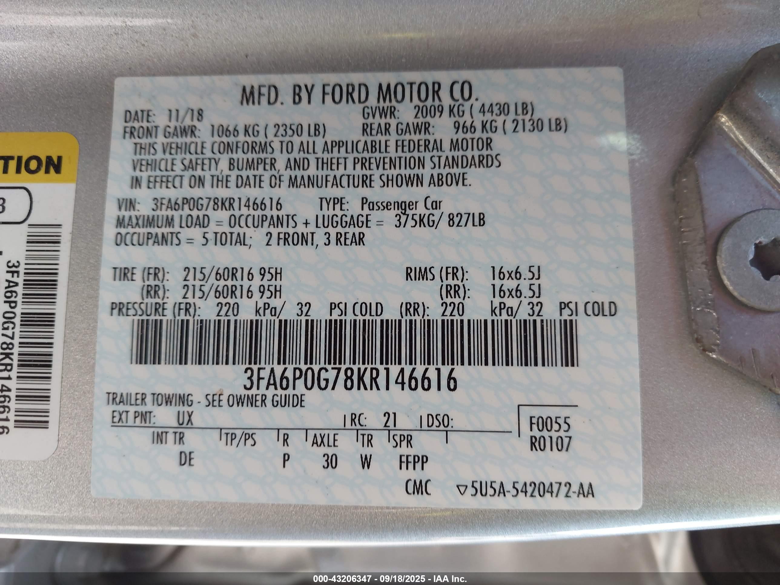 FORD FUSION image 9