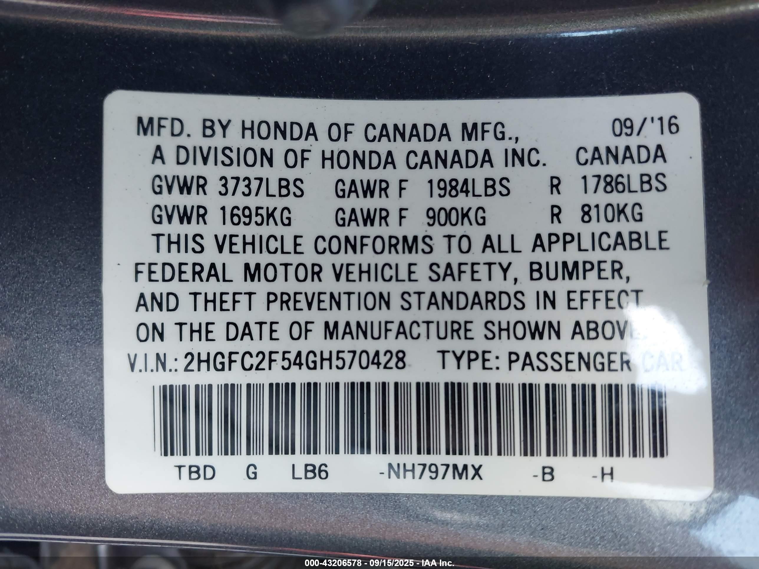HONDA CIVIC image 9