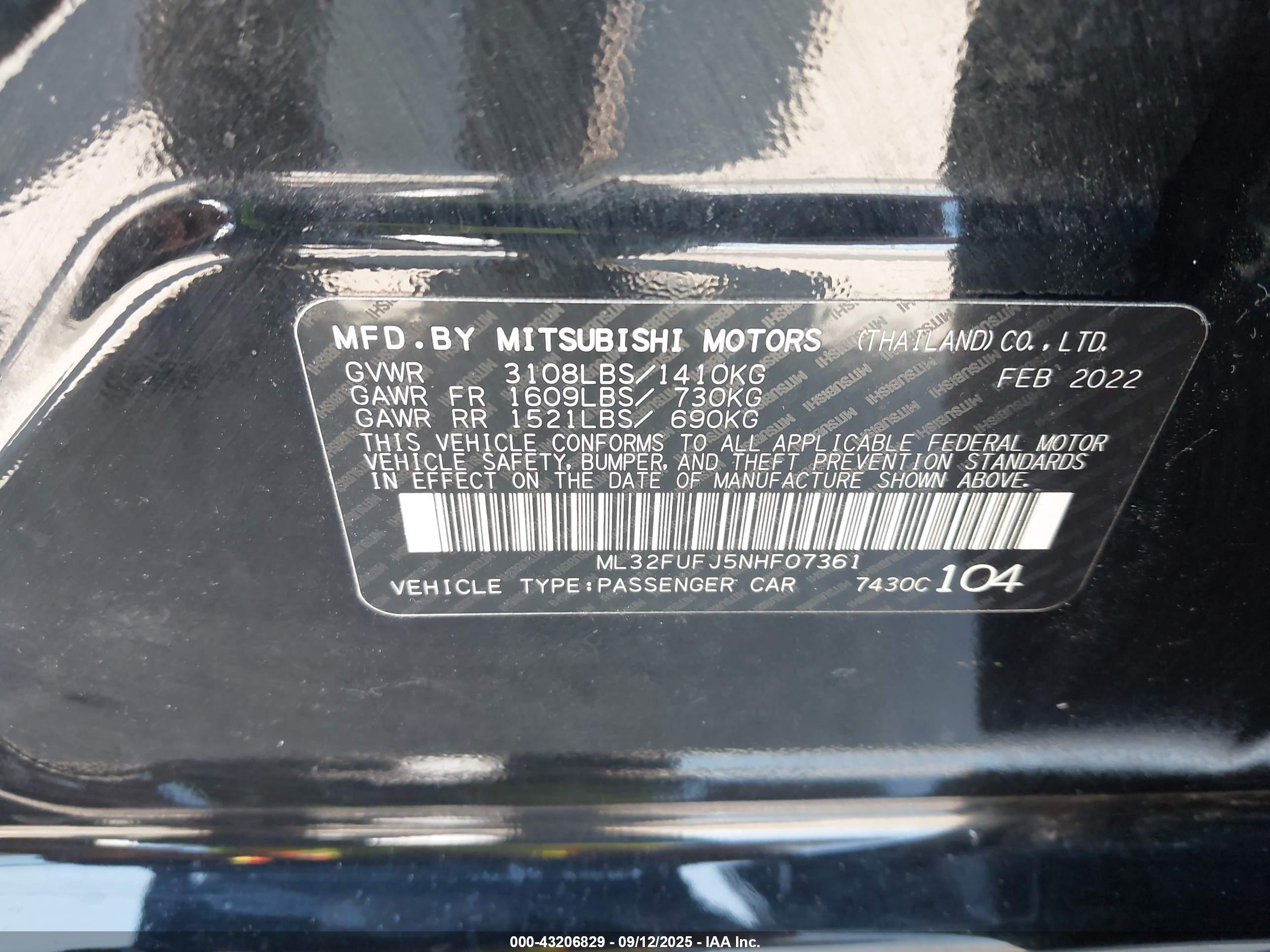 MITSUBISHI MIRAGE image 9