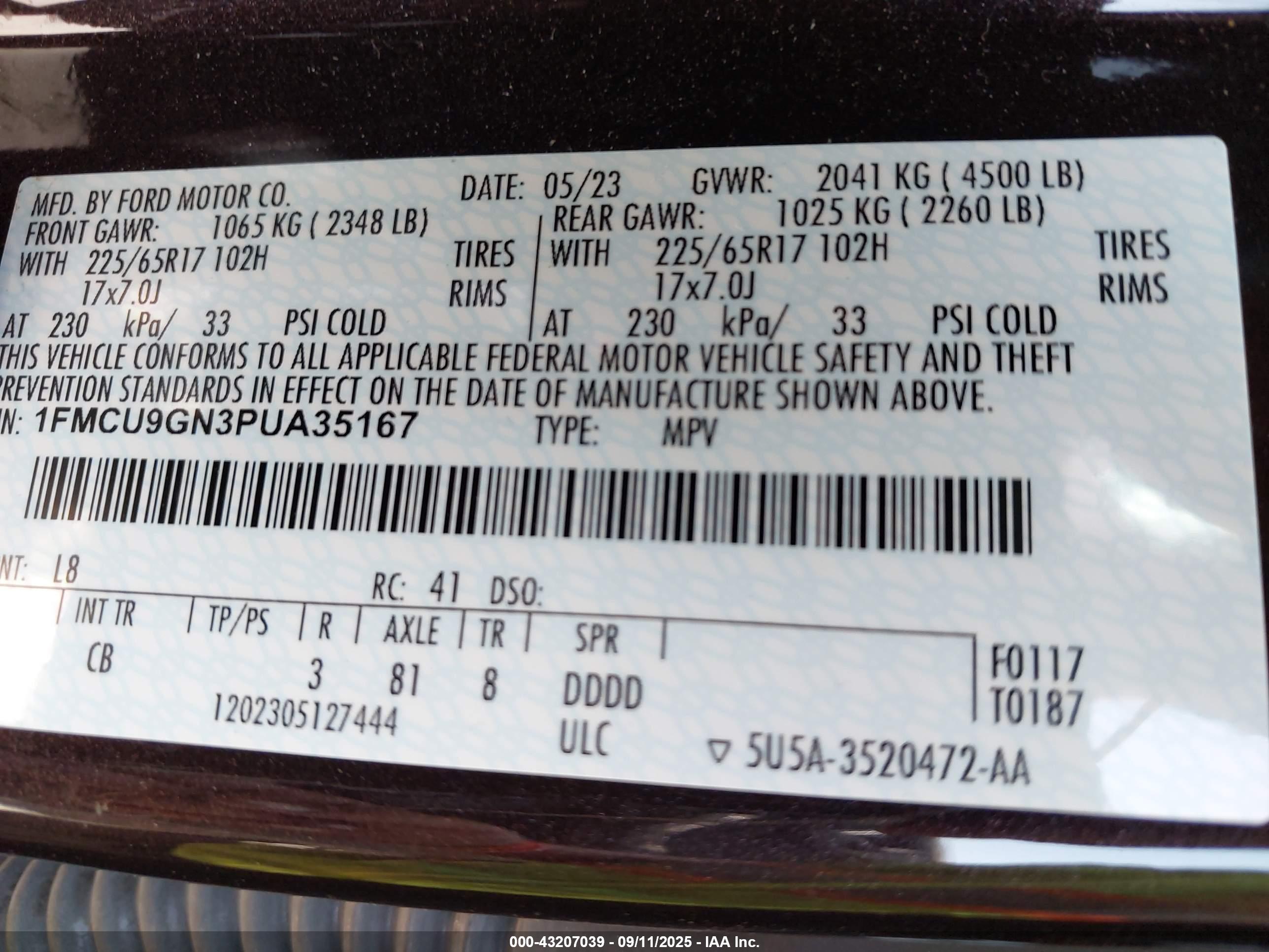 FORD ESCAPE image 9