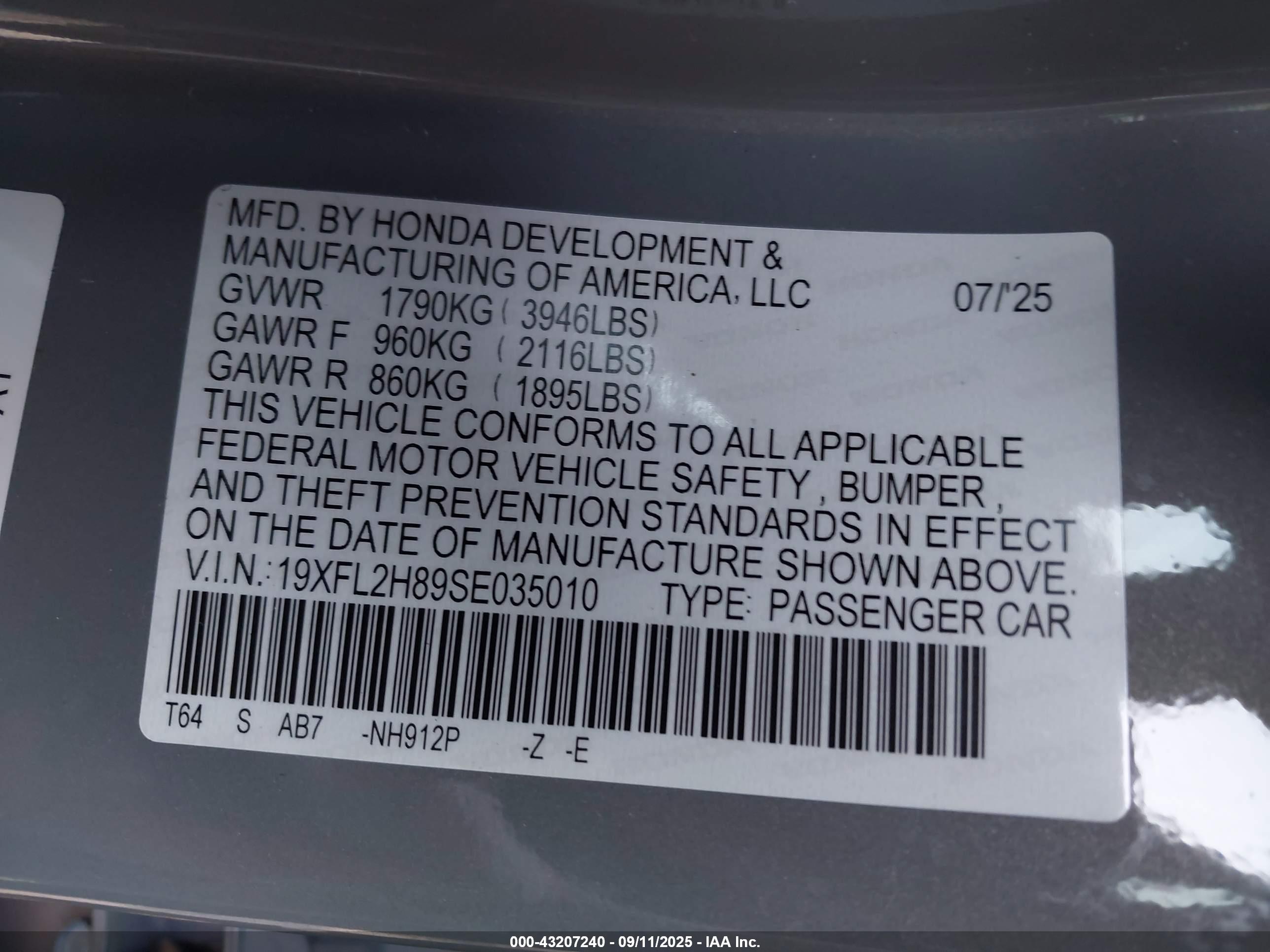 HONDA CIVIC image 9