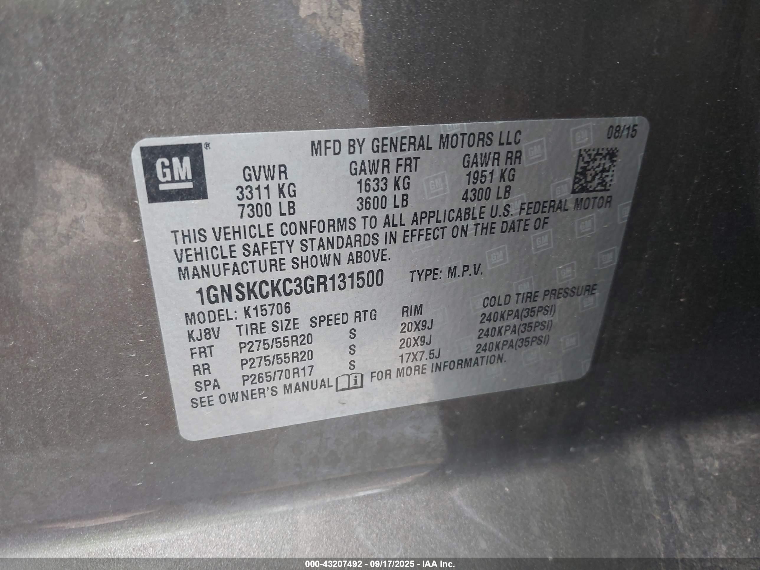 CHEVROLET TAHOE image 9