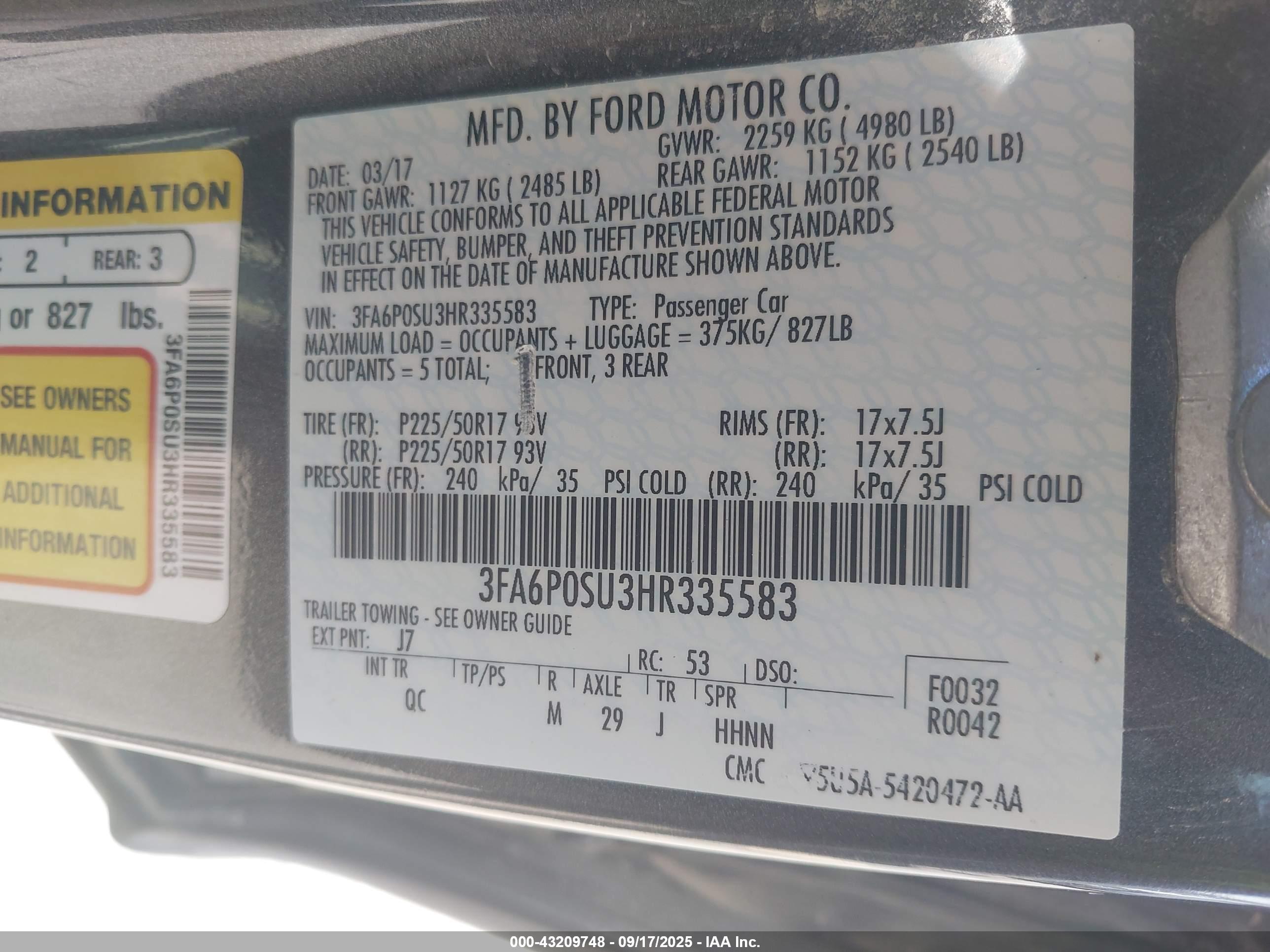 FORD FUSION image 9