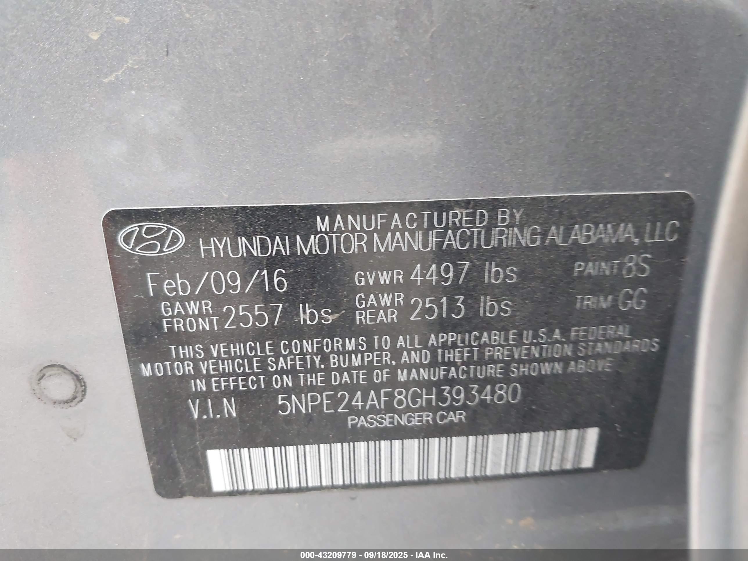 HYUNDAI SONATA image 9