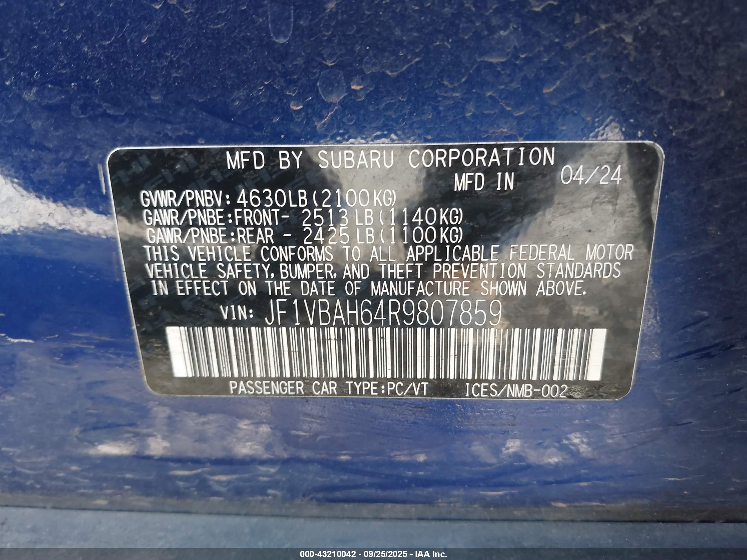 SUBARU WRX image 9