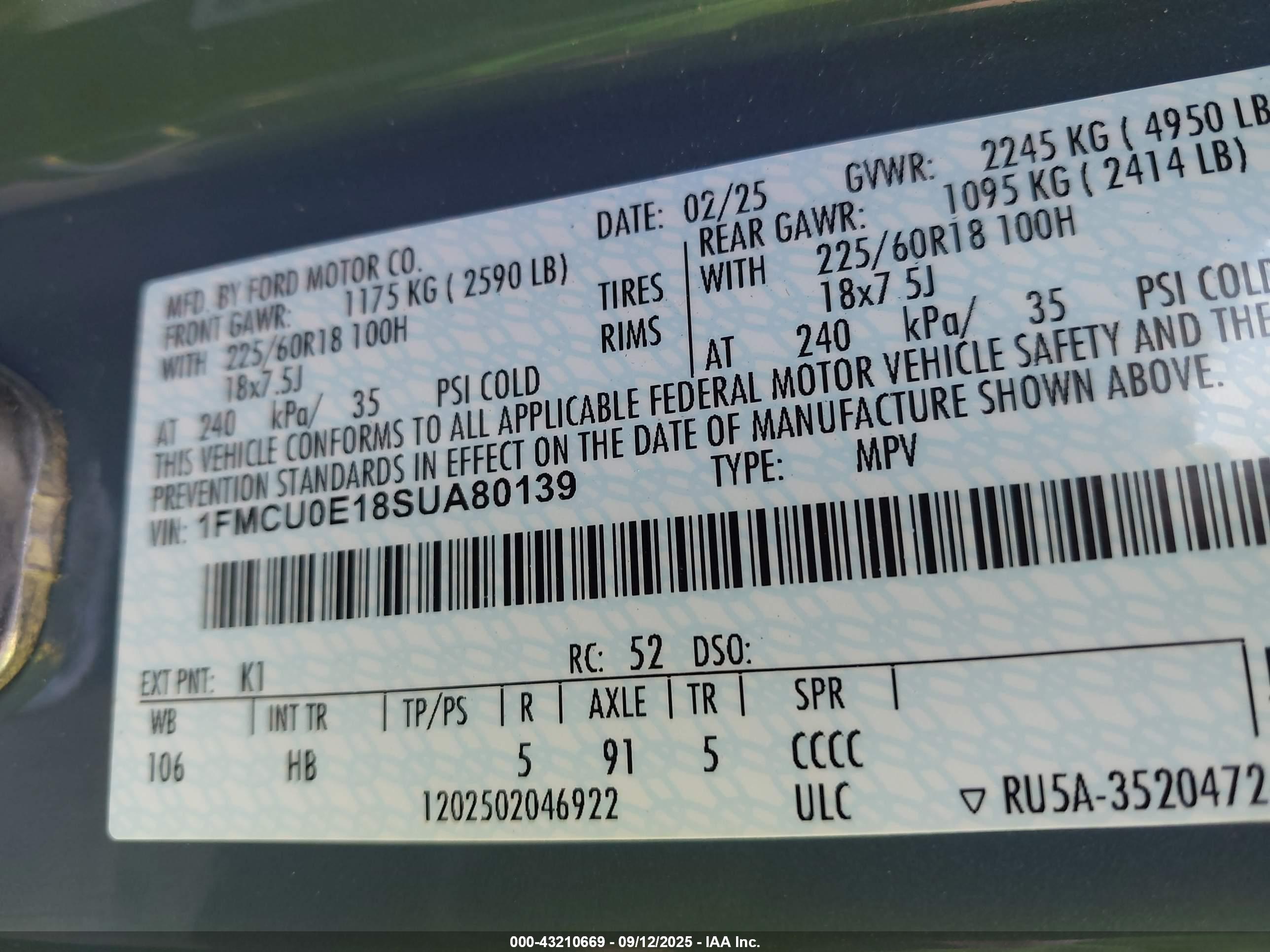 FORD ESCAPE image 9