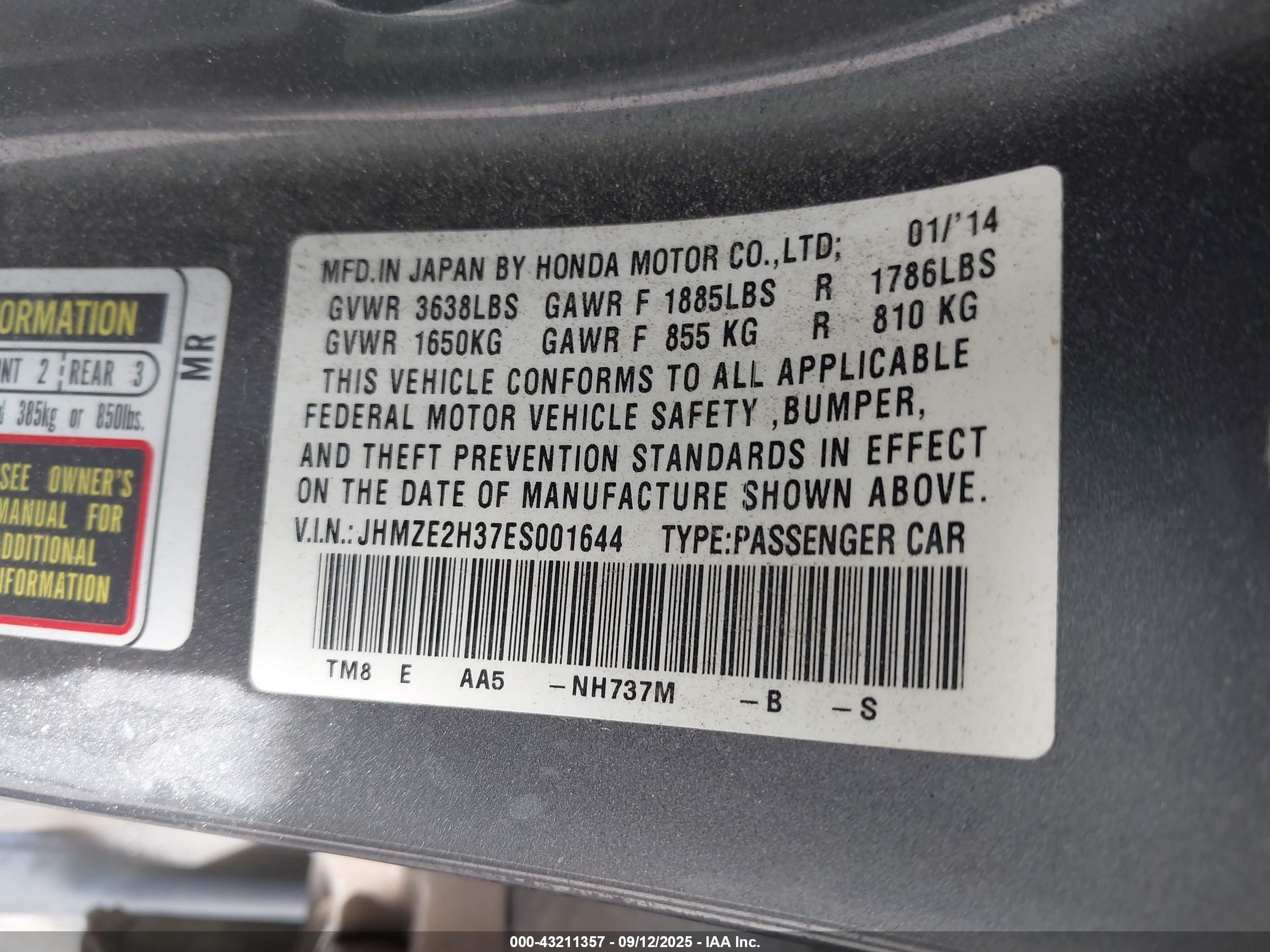 HONDA INSIGHT image 9