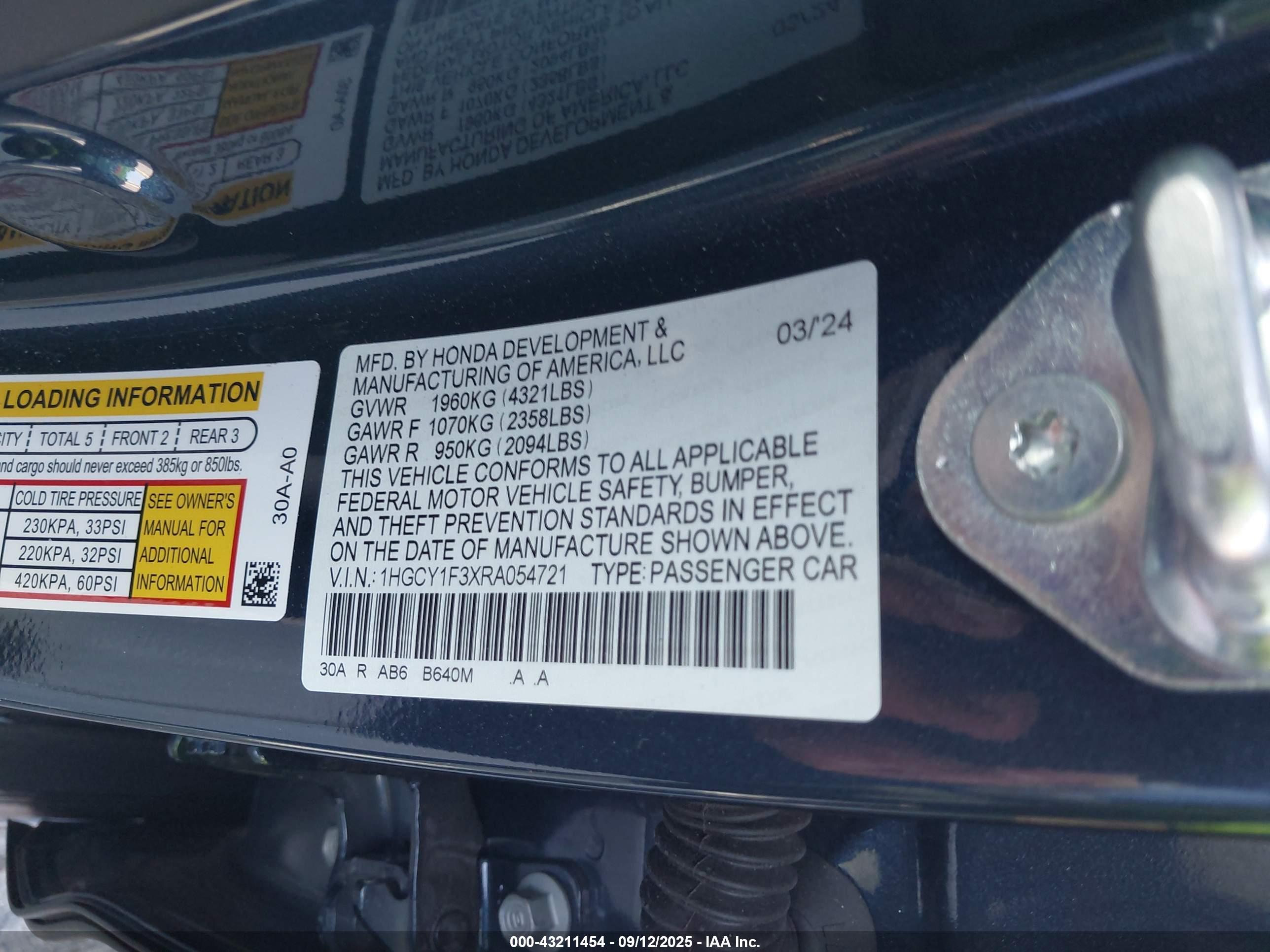 HONDA ACCORD image 9
