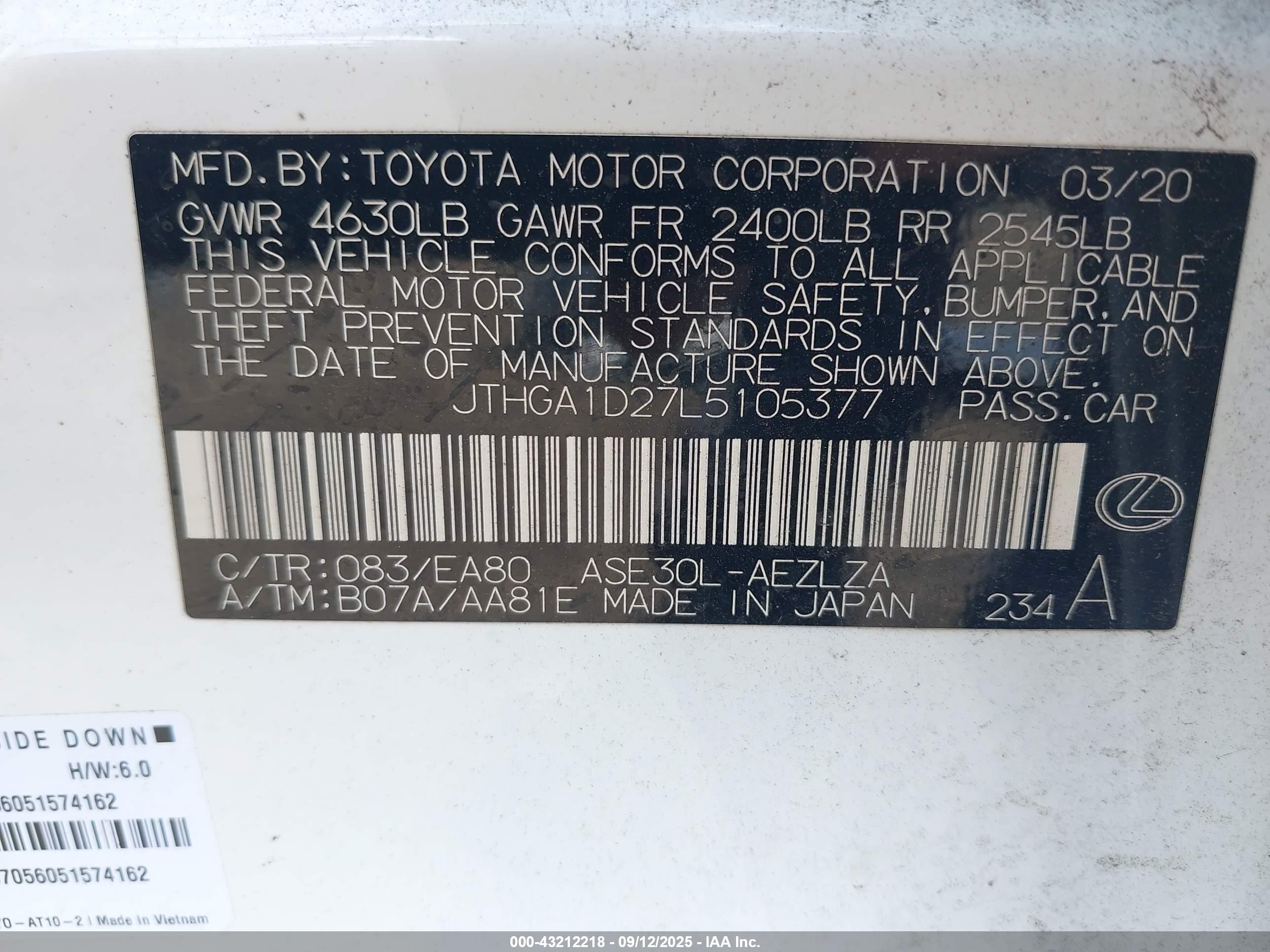 LEXUS IS image 9