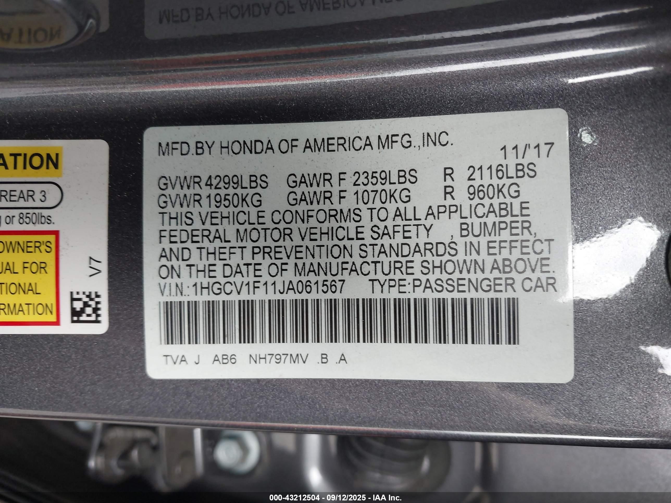 HONDA ACCORD image 9