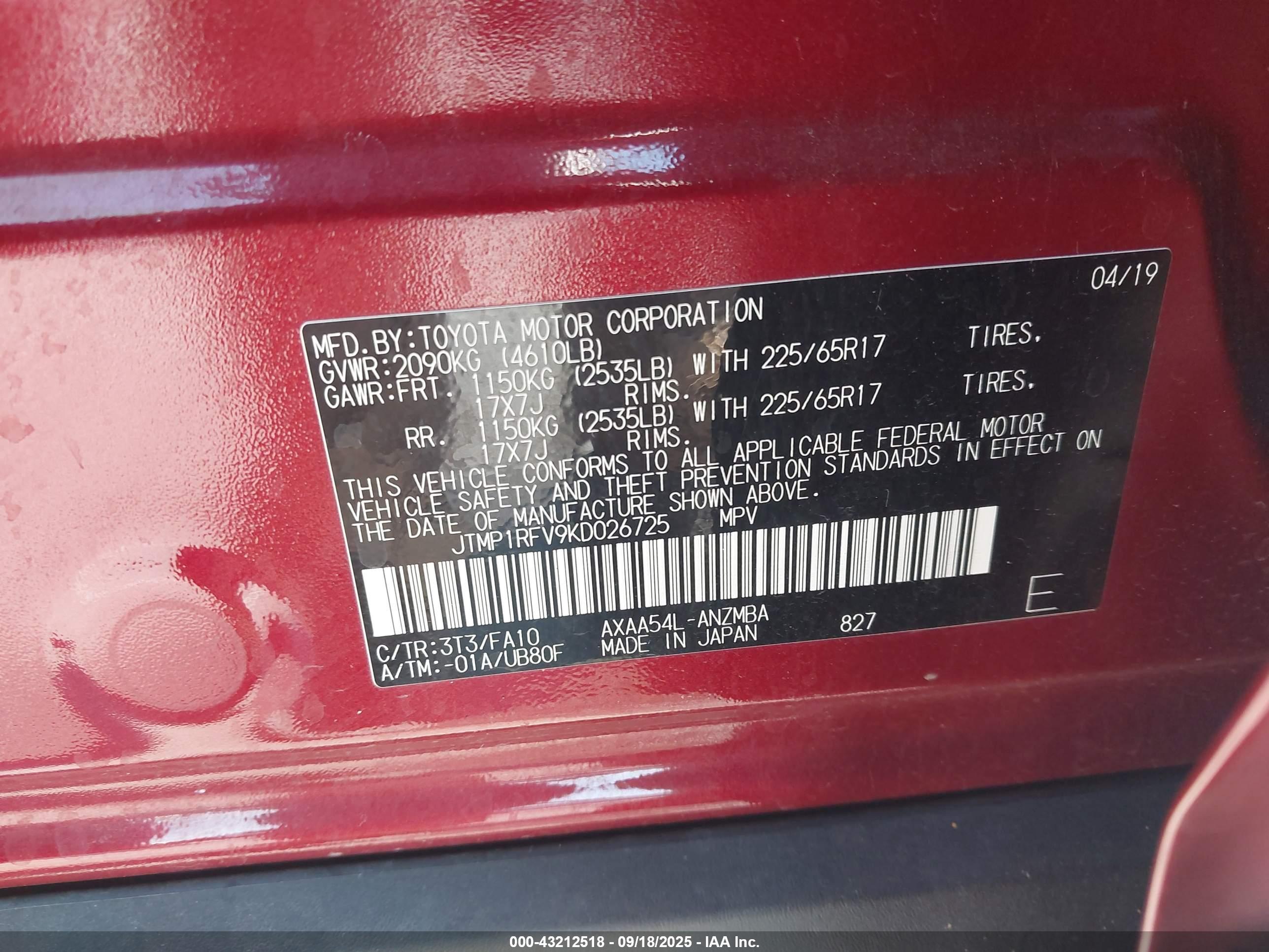 TOYOTA RAV4 image 9