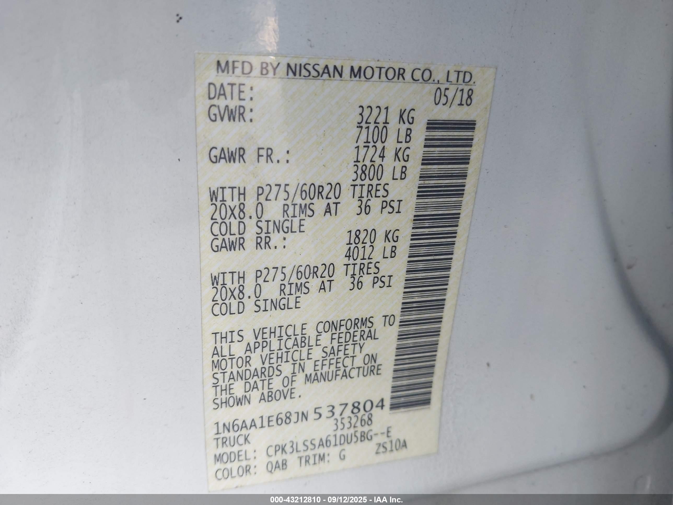 NISSAN TITAN image 9