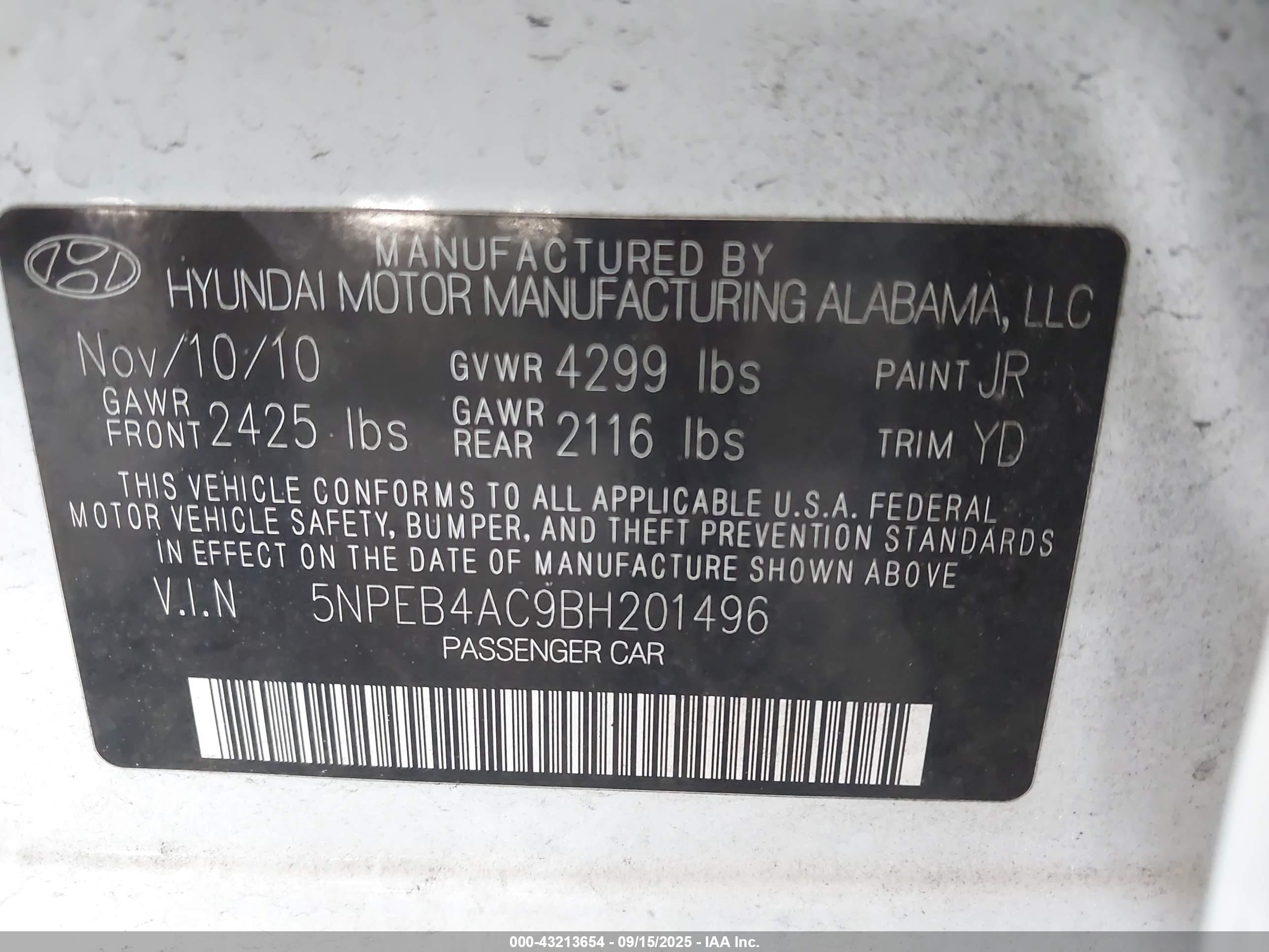 HYUNDAI SONATA image 9
