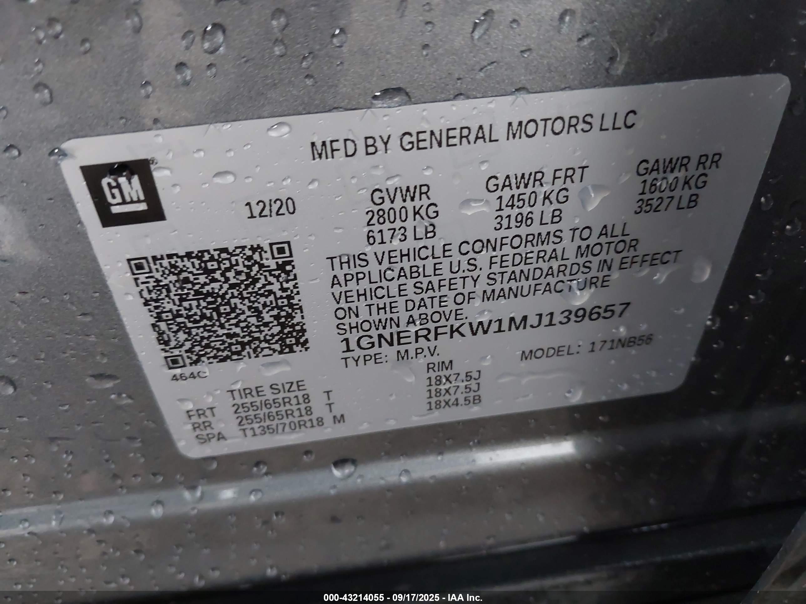 CHEVROLET TRAVERSE image 9
