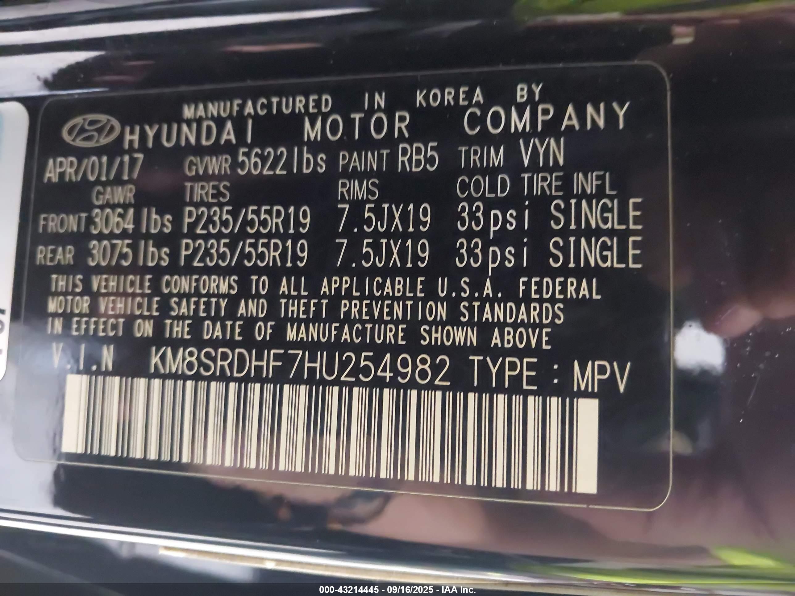 HYUNDAI SANTA image 9
