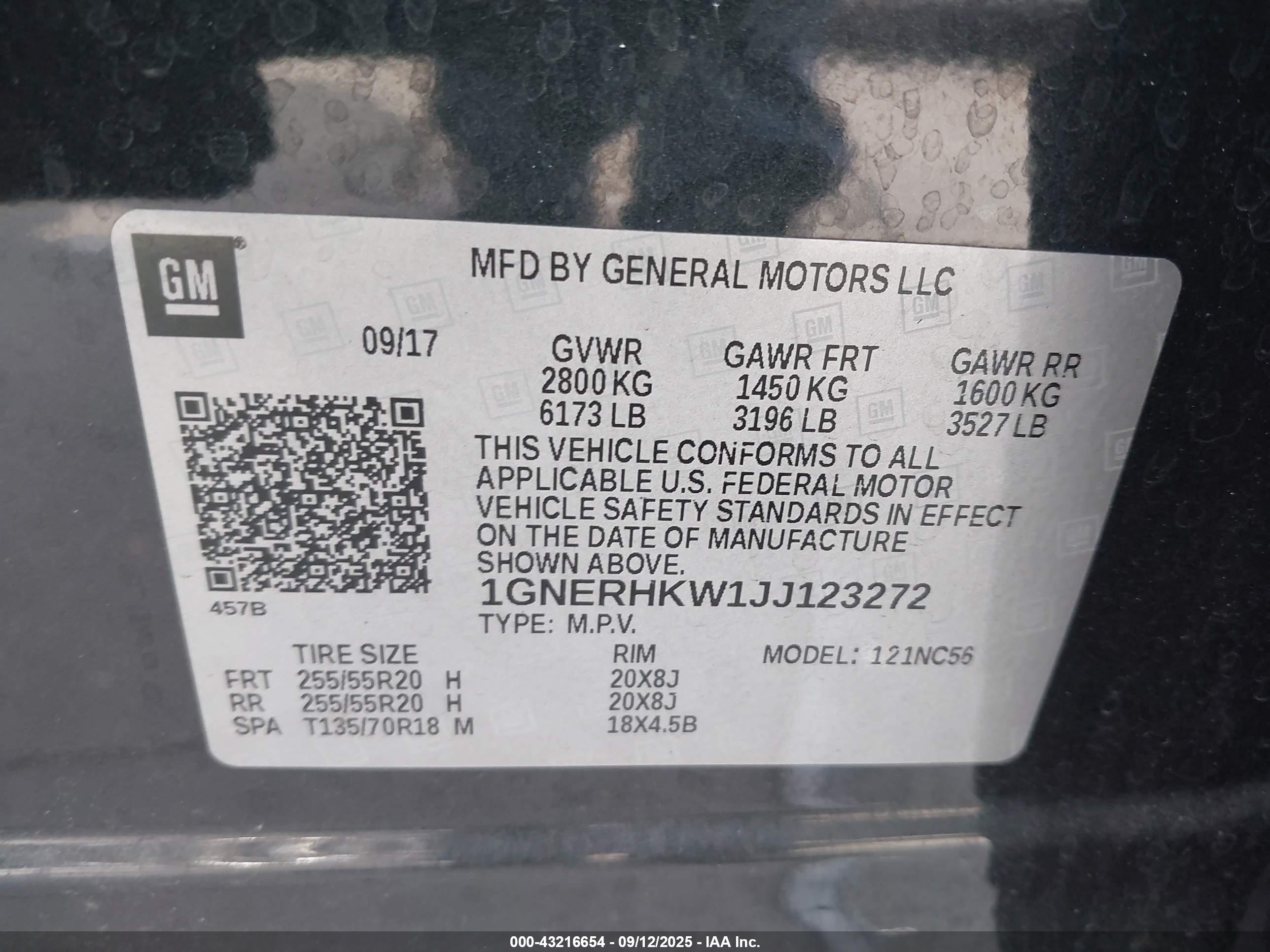 CHEVROLET TRAVERSE image 9