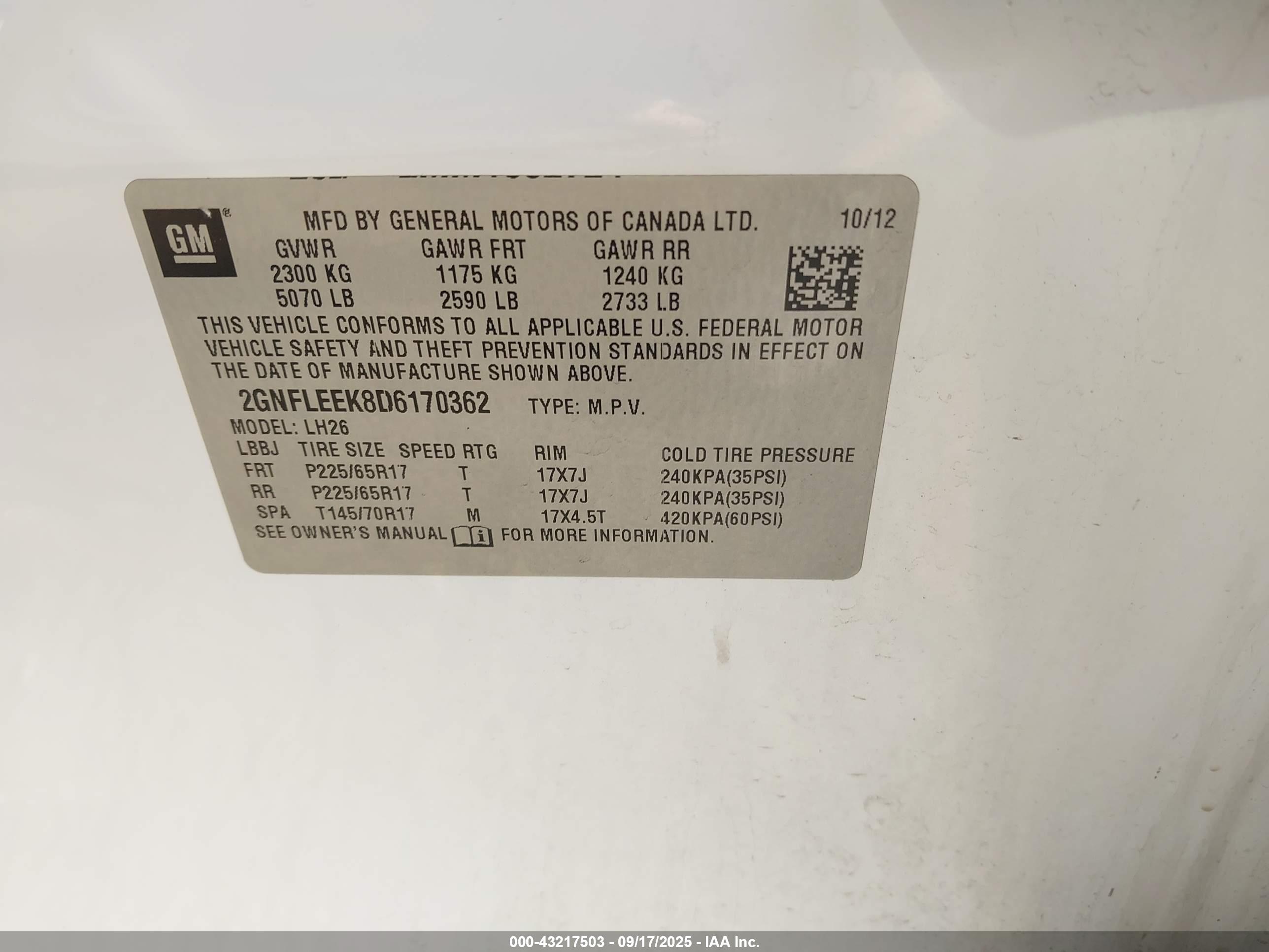 CHEVROLET EQUINOX image 9