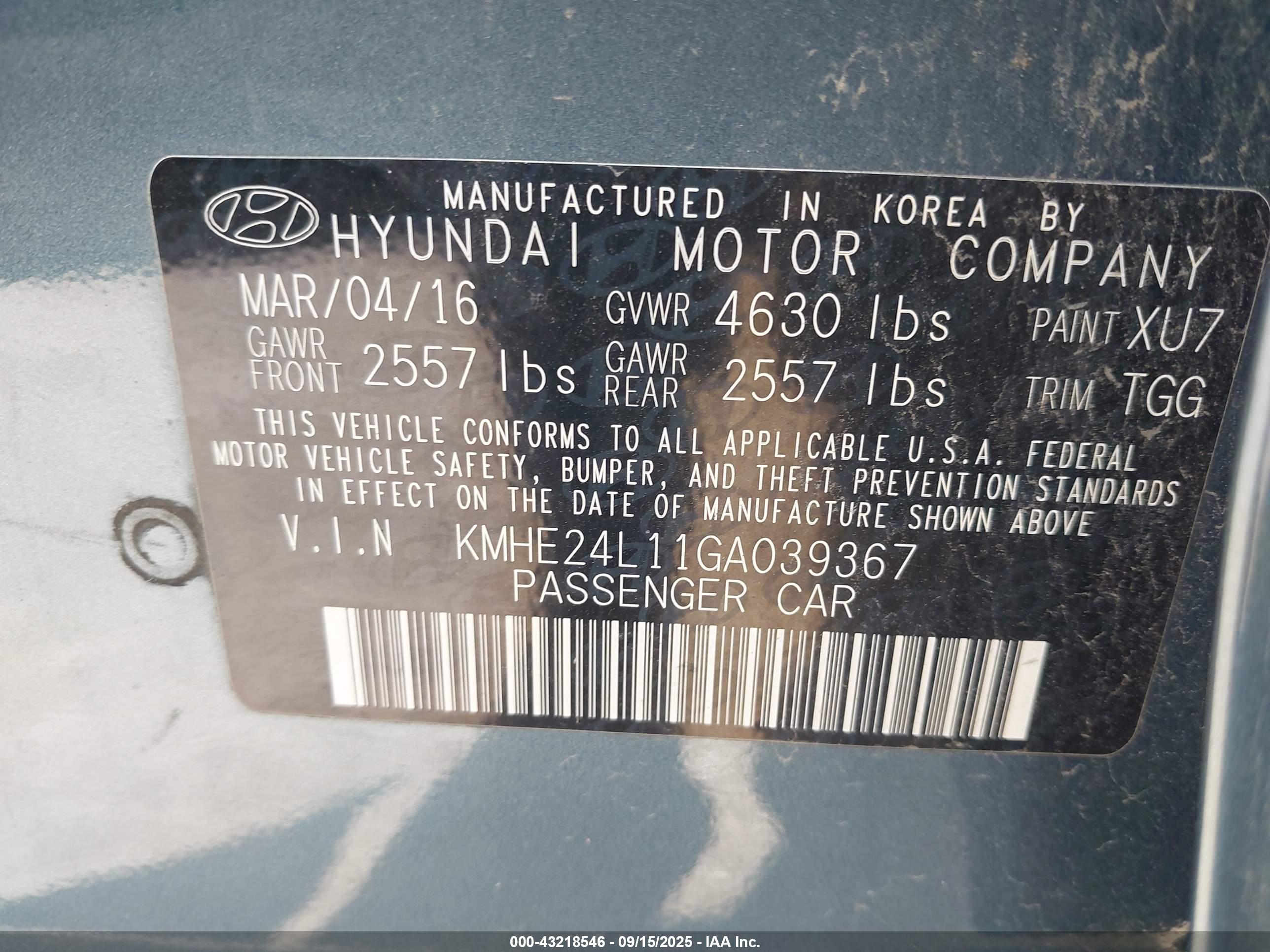 HYUNDAI SONATA image 9