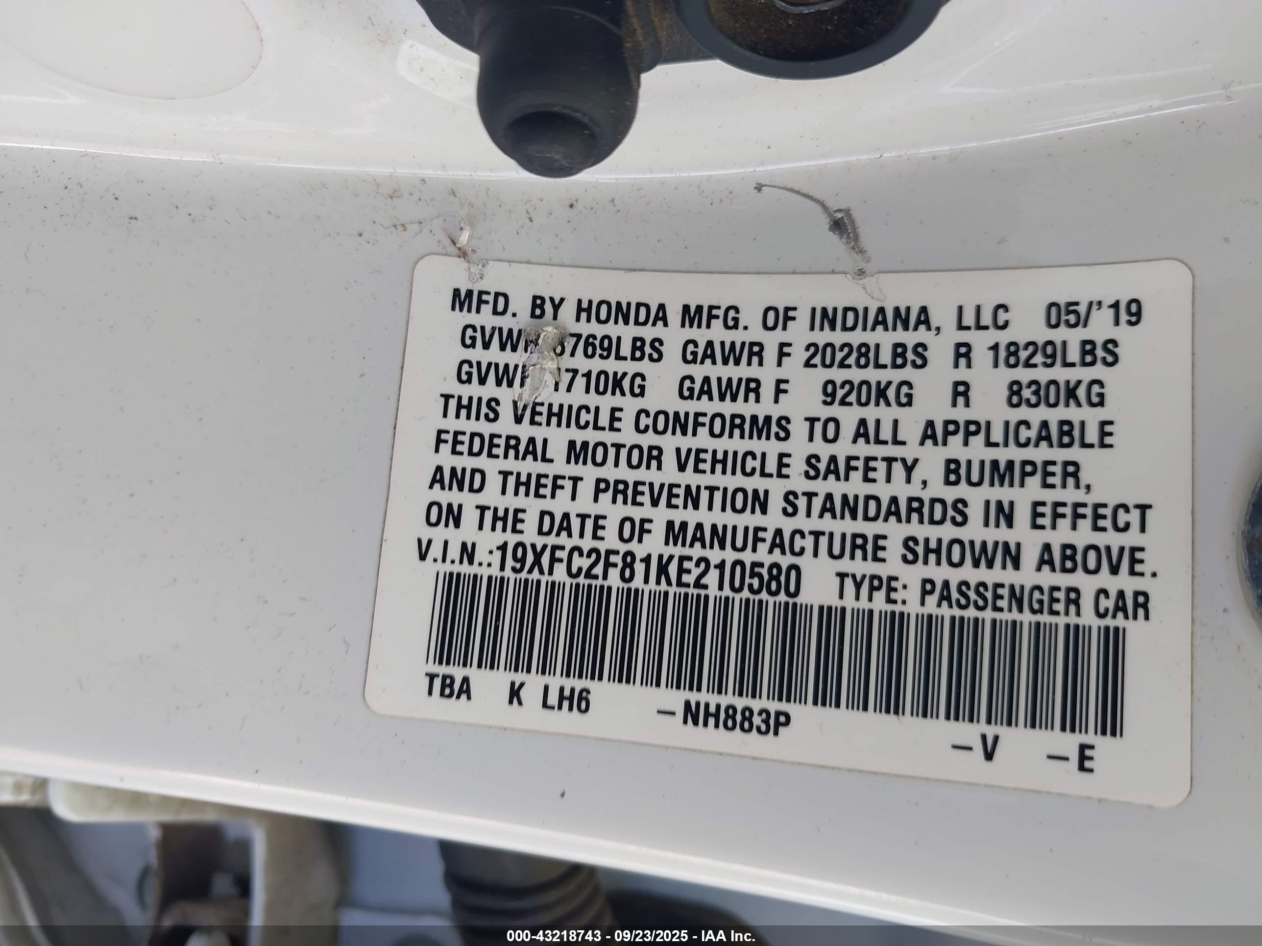 HONDA CIVIC image 9
