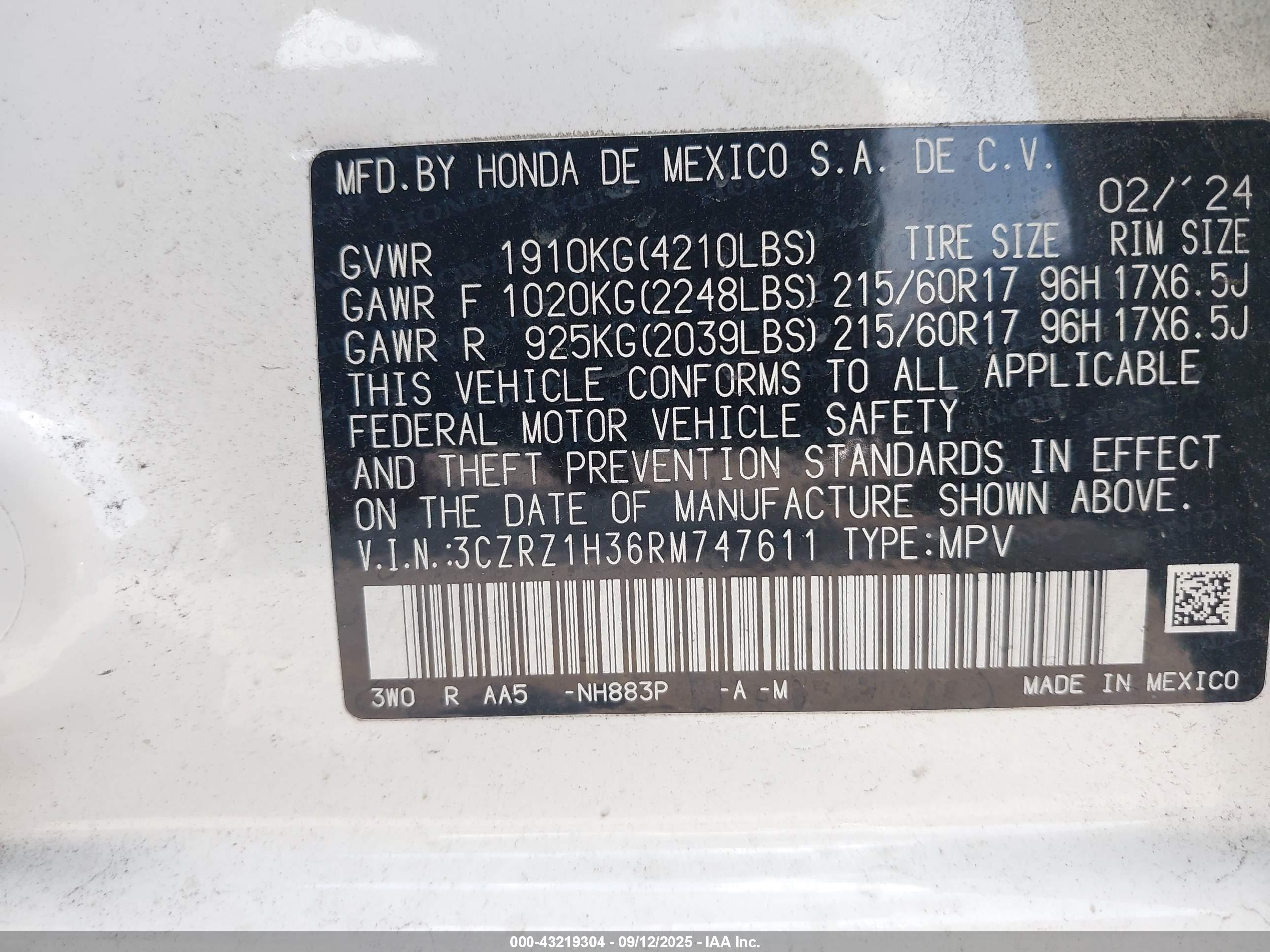 HONDA HR-V image 9