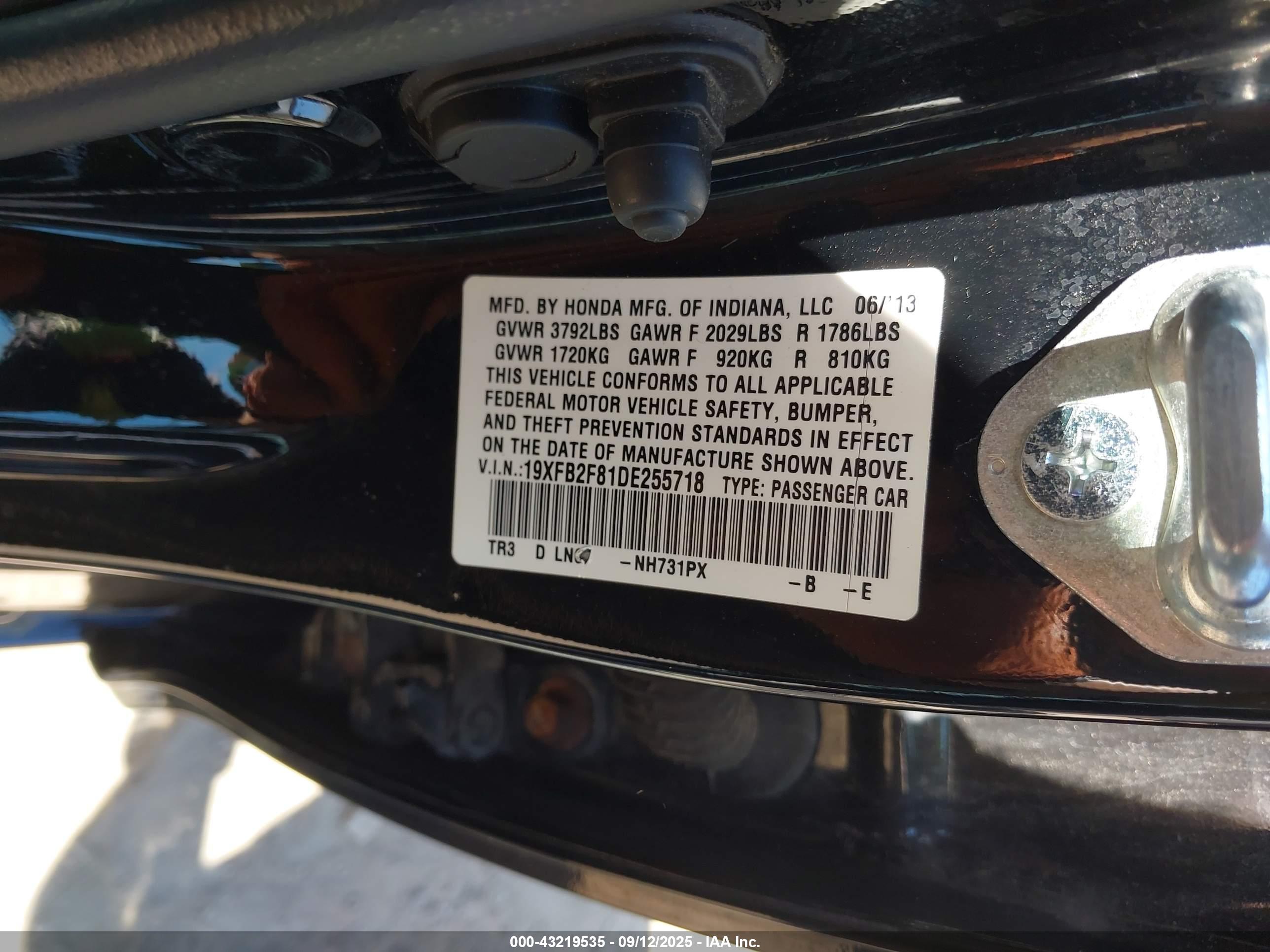 HONDA CIVIC image 9