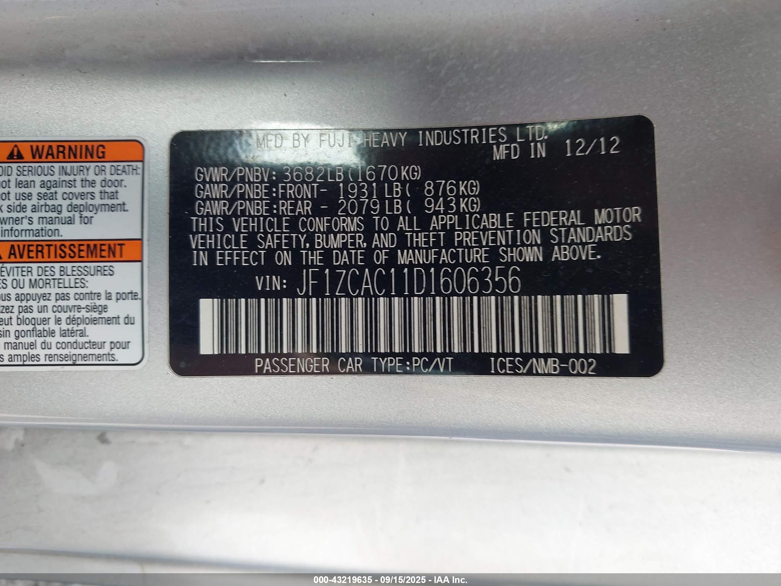 SUBARU BRZ image 9