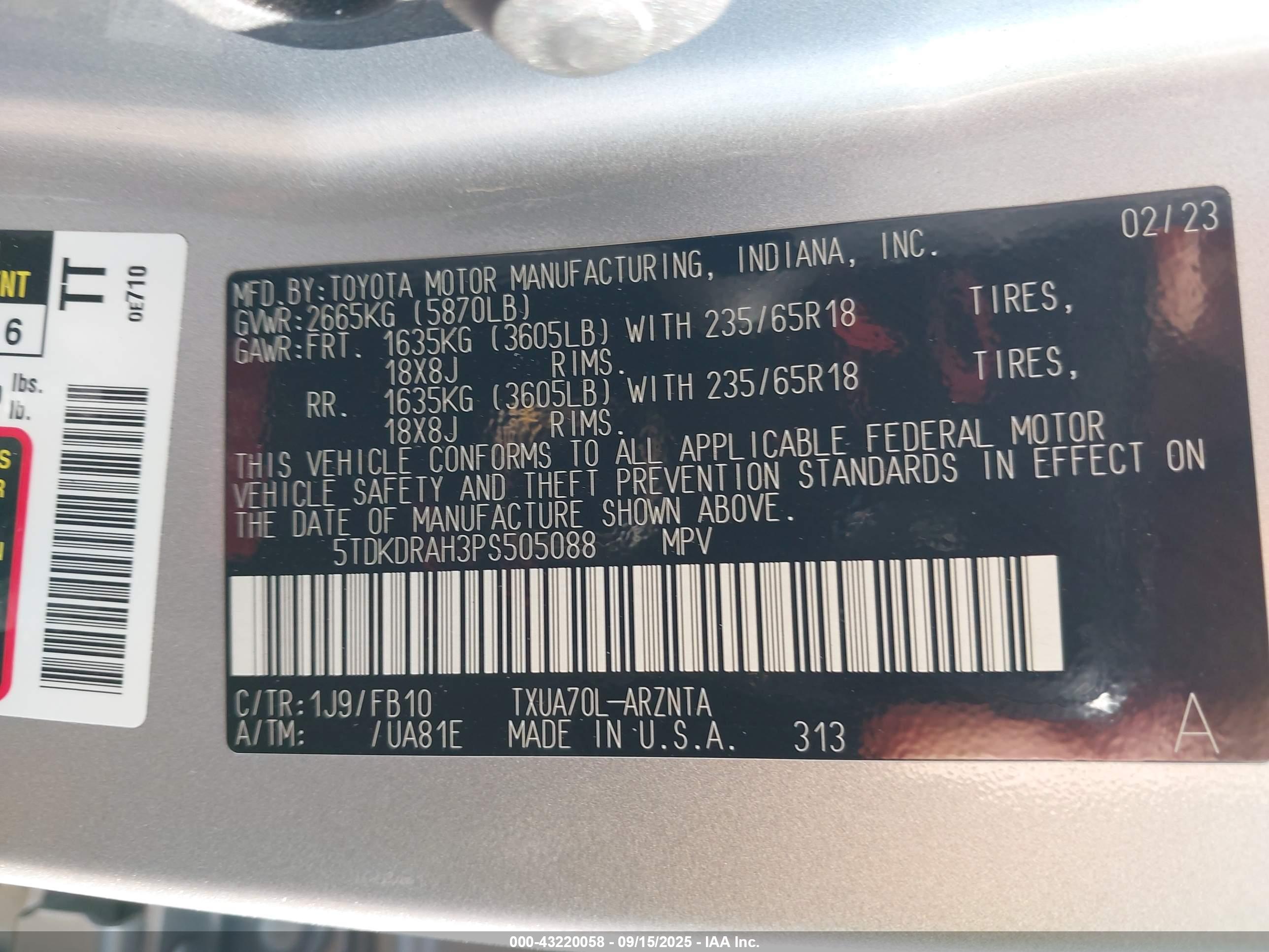 TOYOTA HIGHLANDER image 9