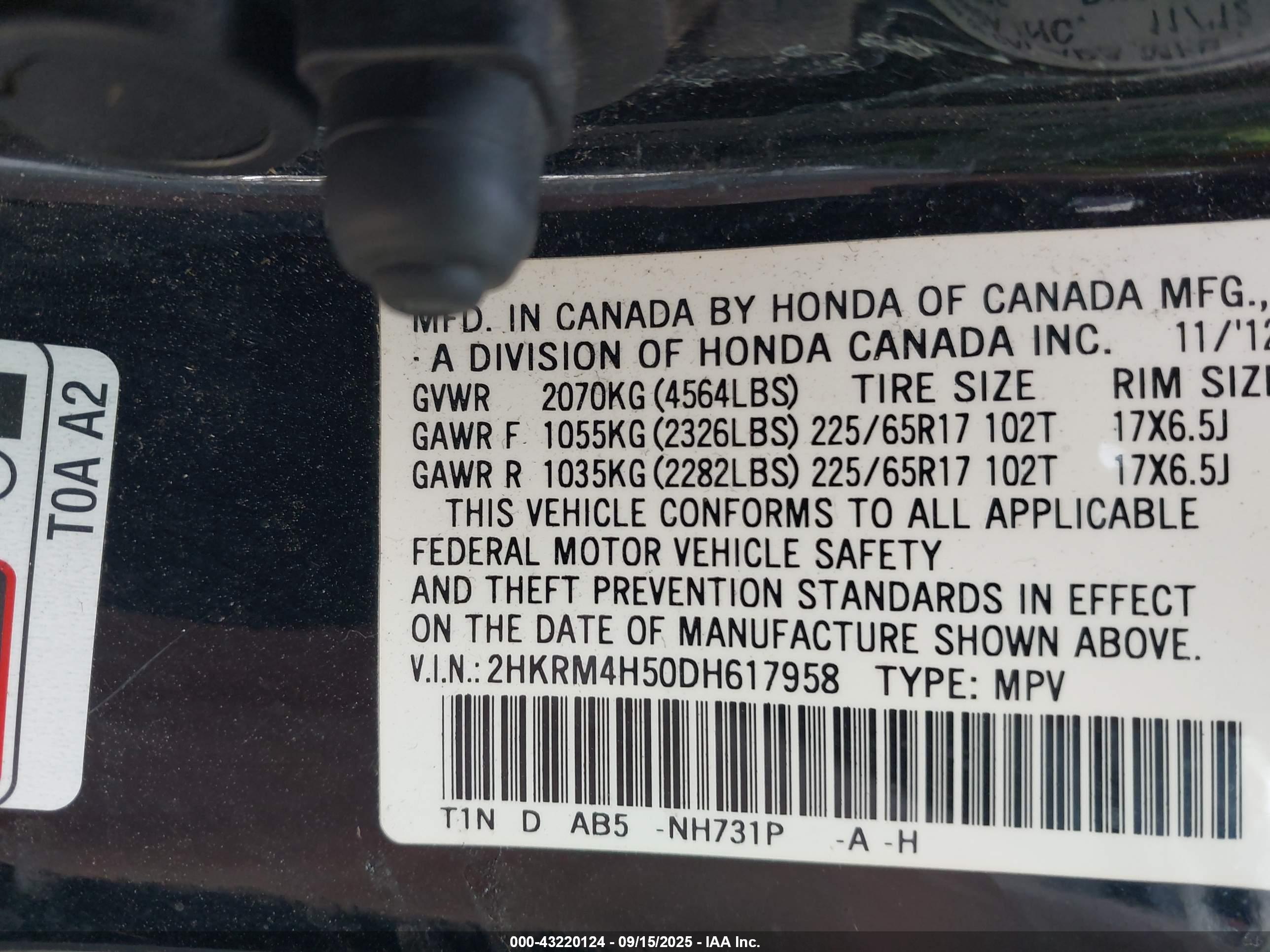 HONDA CR-V image 9