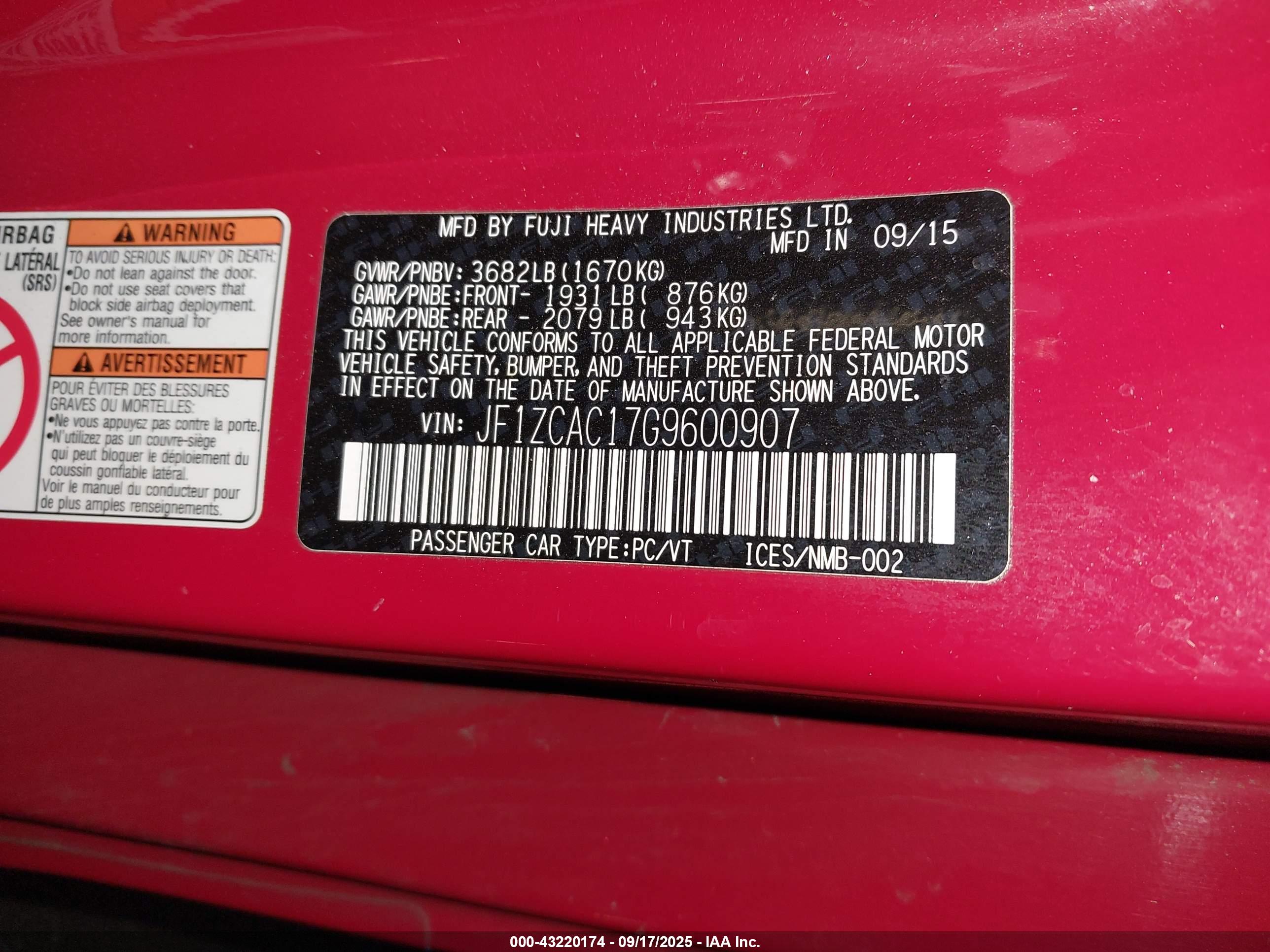 SUBARU BRZ image 9