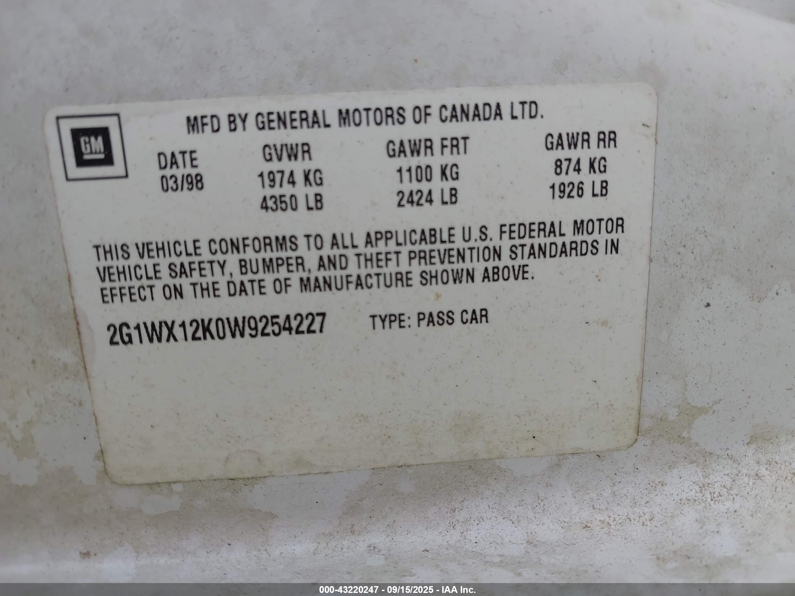 CHEVROLET MONTE image 9