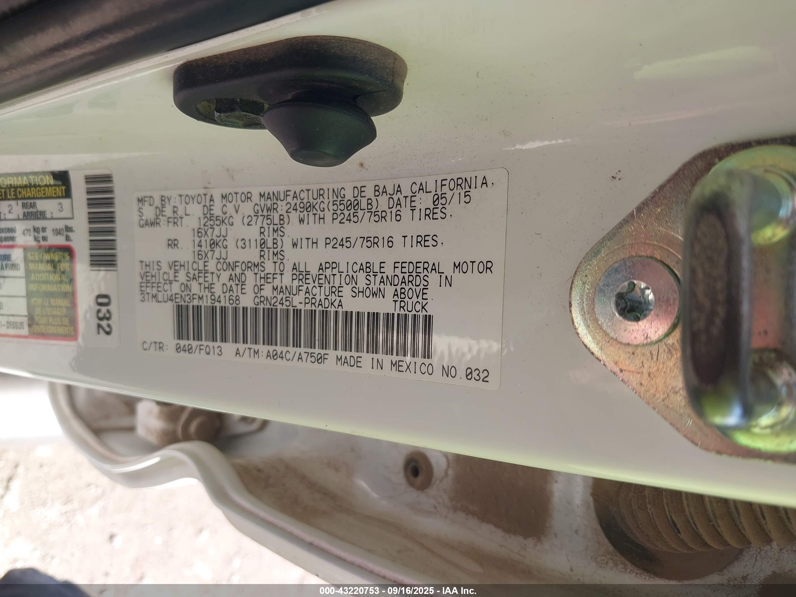 TOYOTA TACOMA image 9