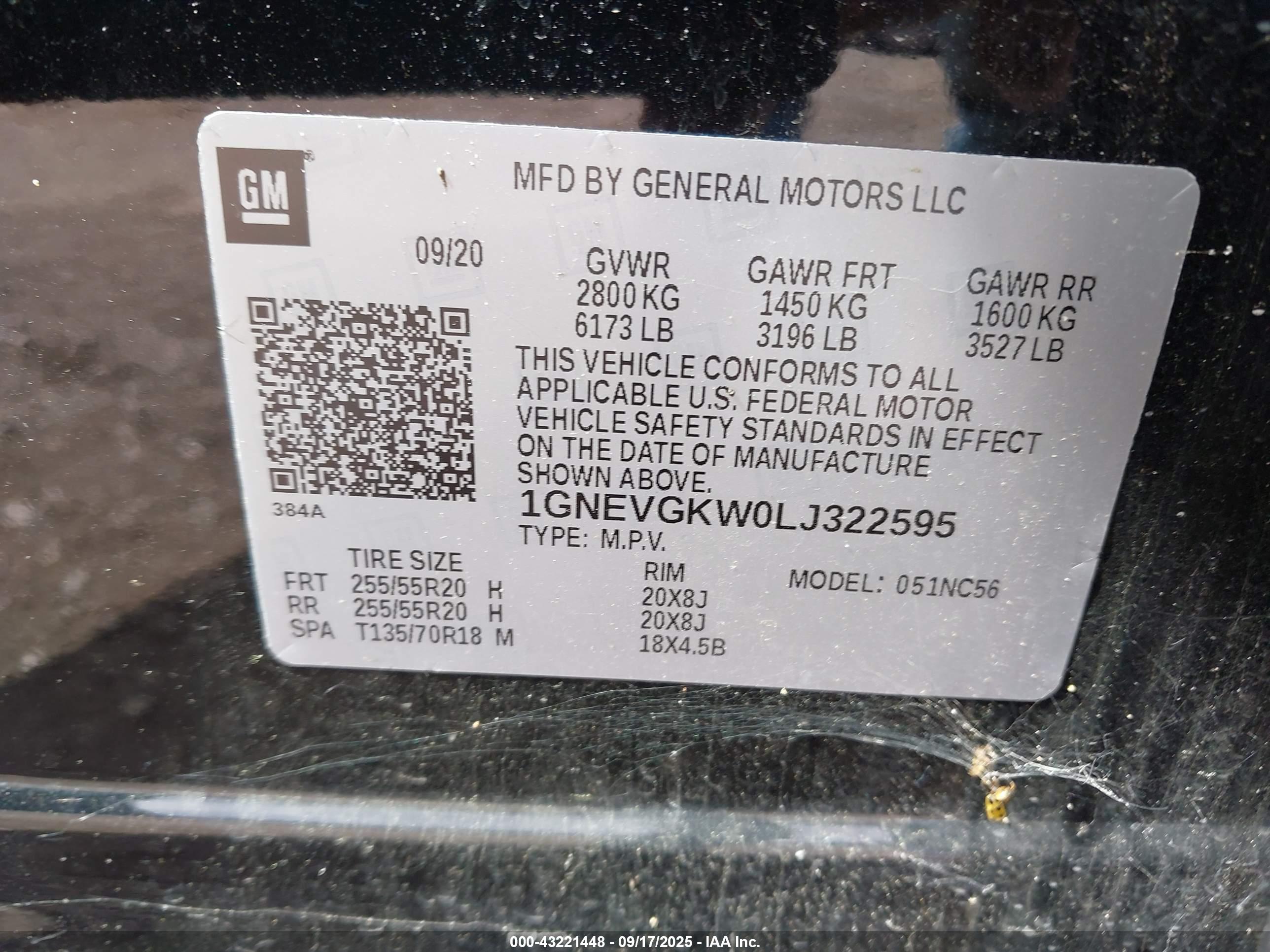CHEVROLET TRAVERSE image 9
