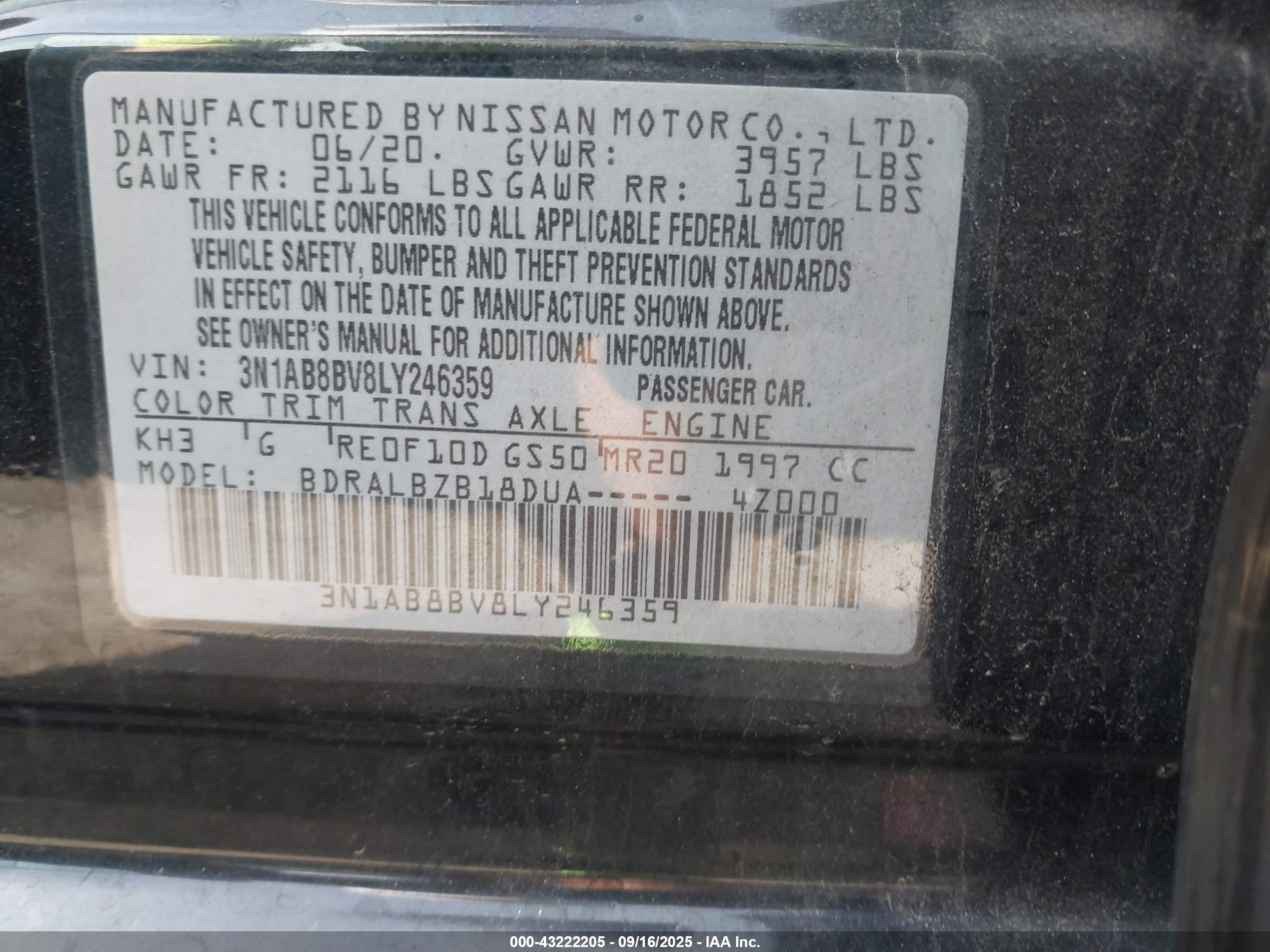 NISSAN SENTRA image 9