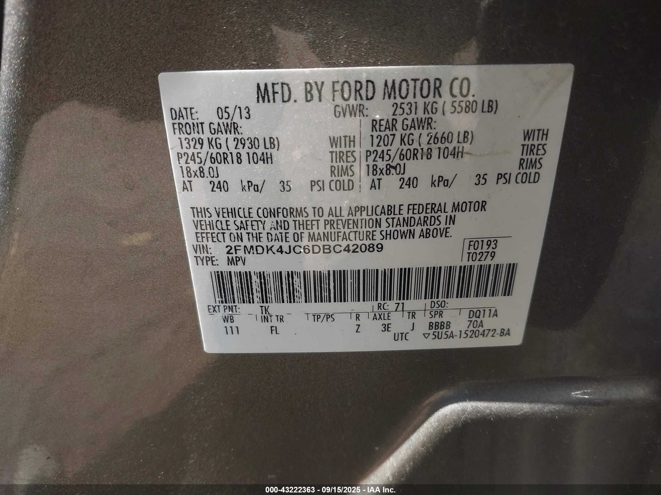 FORD EDGE image 9