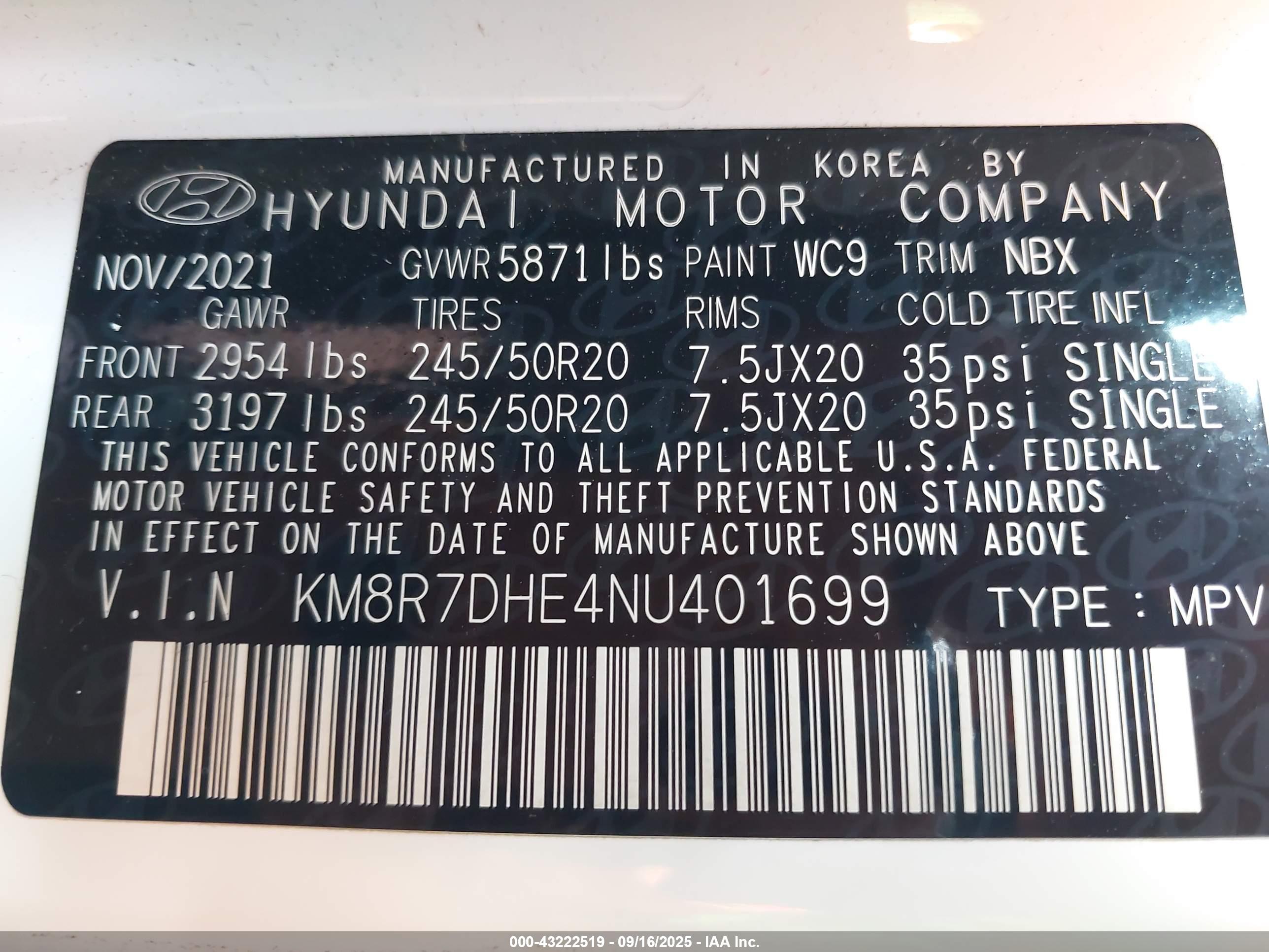 HYUNDAI PALISADE image 9