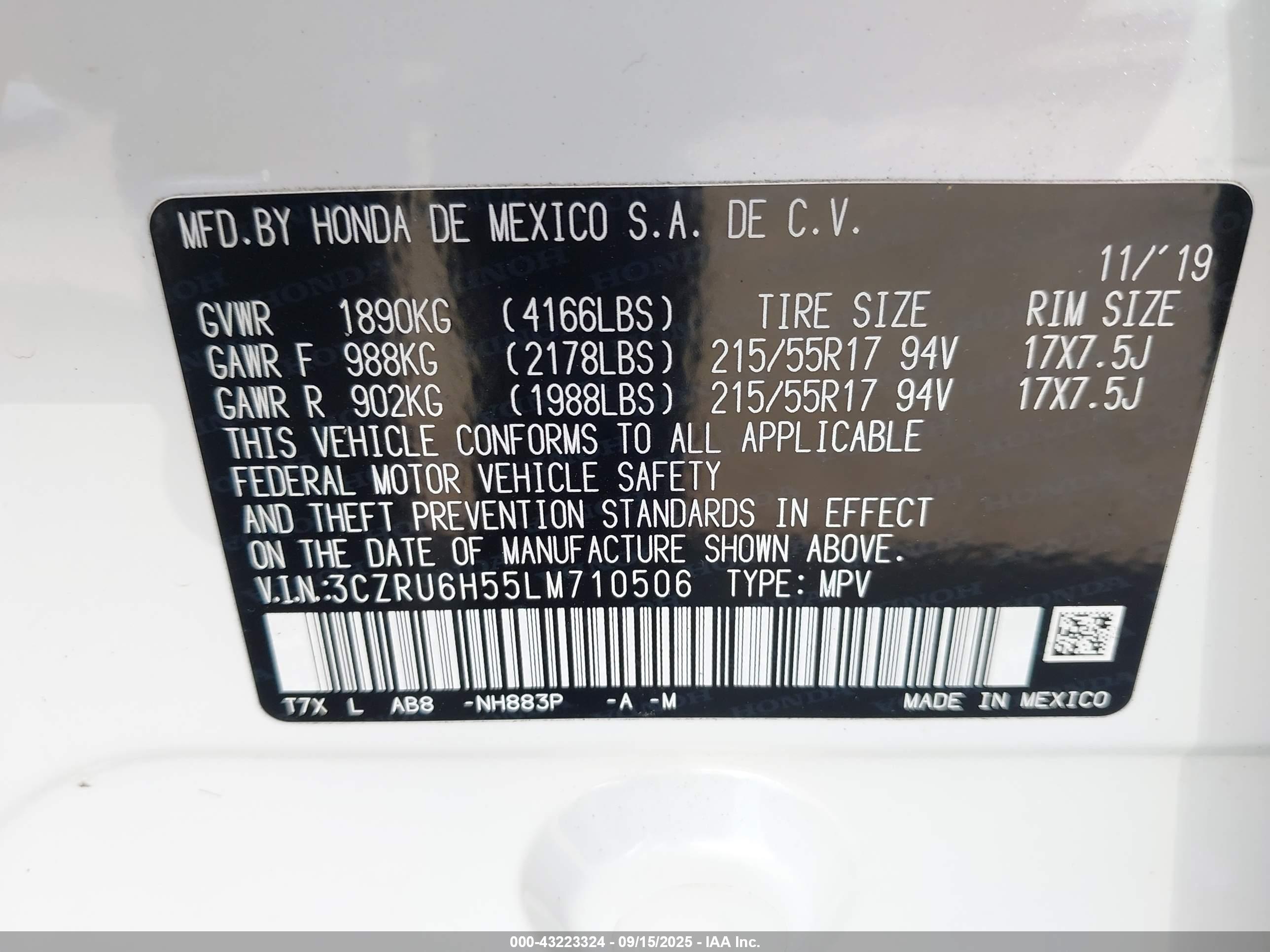 HONDA HR-V image 9