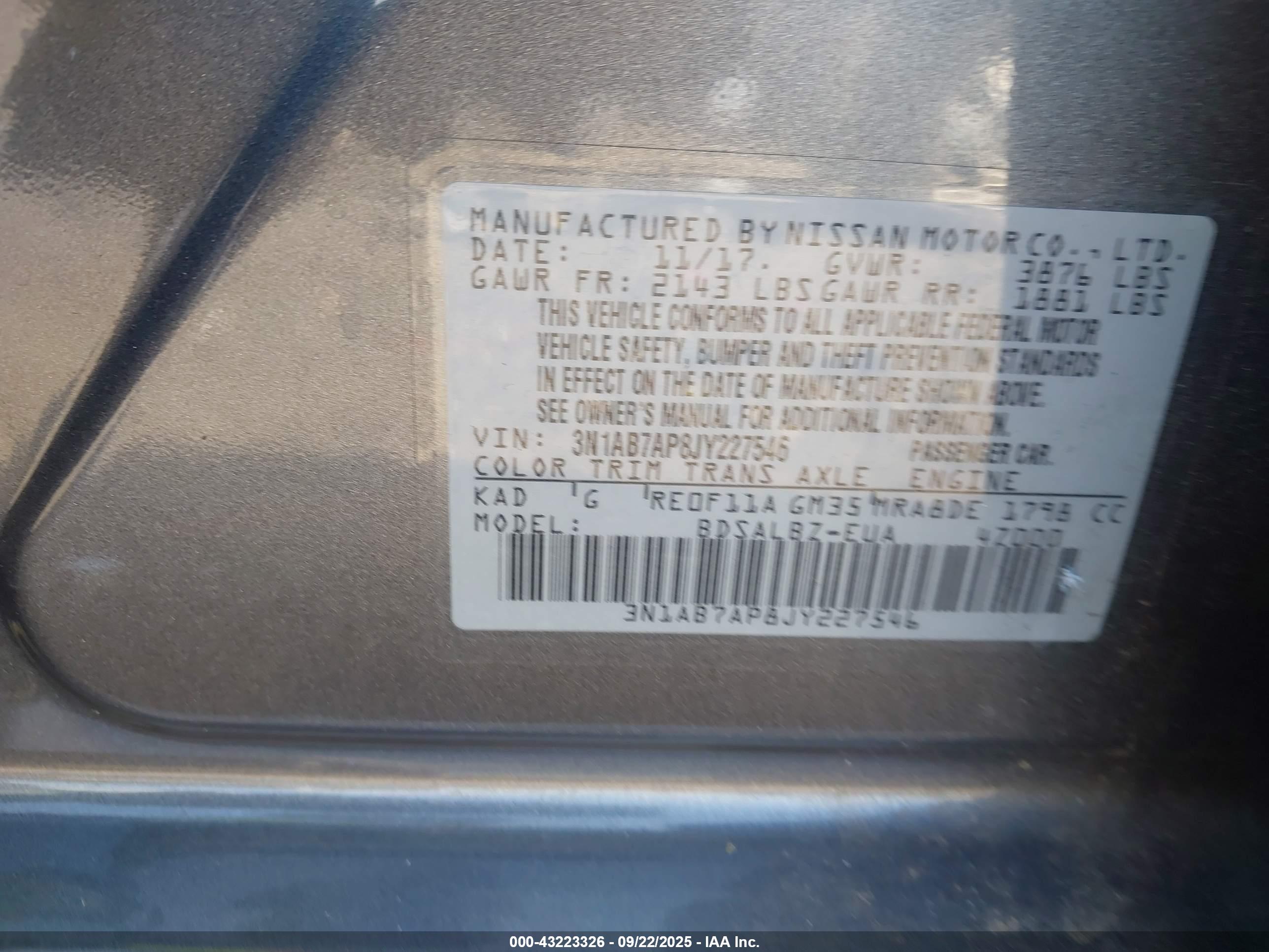 NISSAN SENTRA image 9