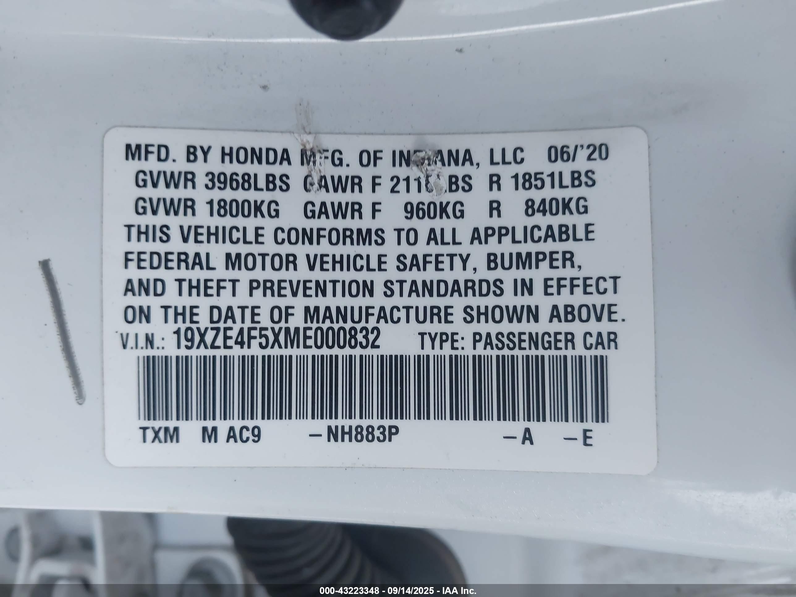 HONDA INSIGHT image 9
