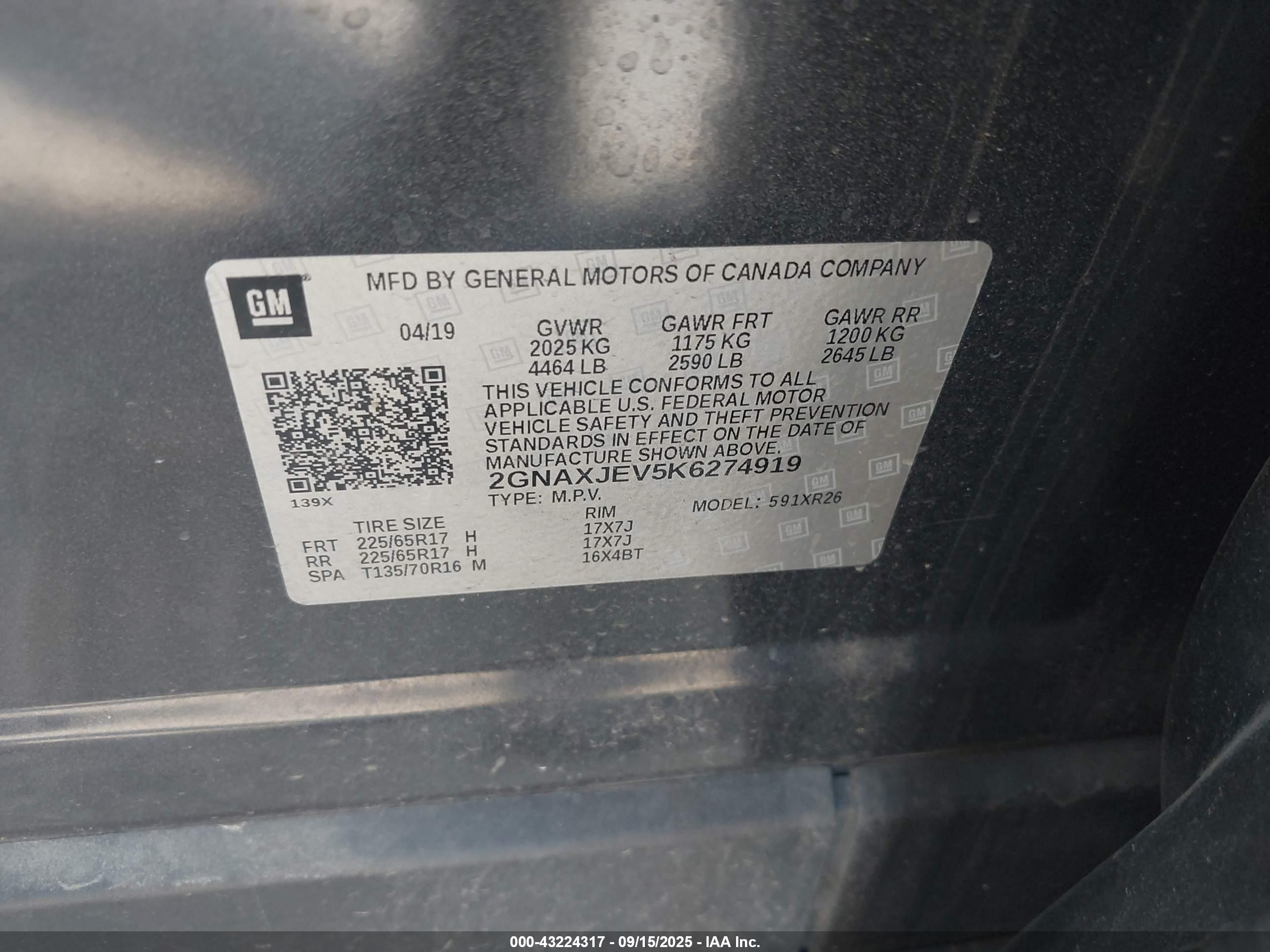 CHEVROLET EQUINOX image 9
