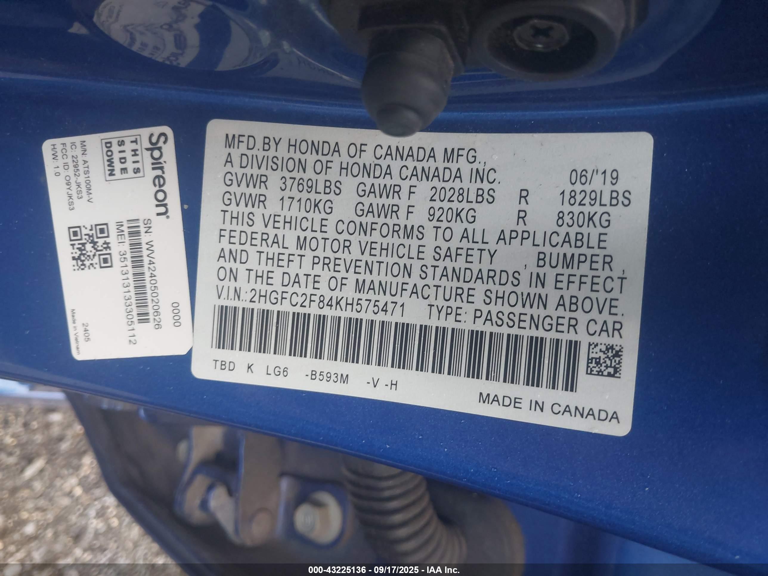 HONDA CIVIC image 9