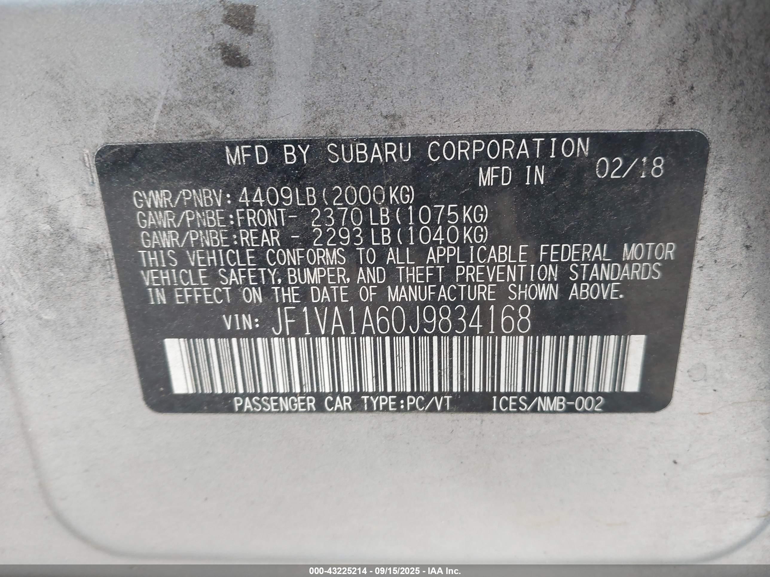 SUBARU WRX image 9