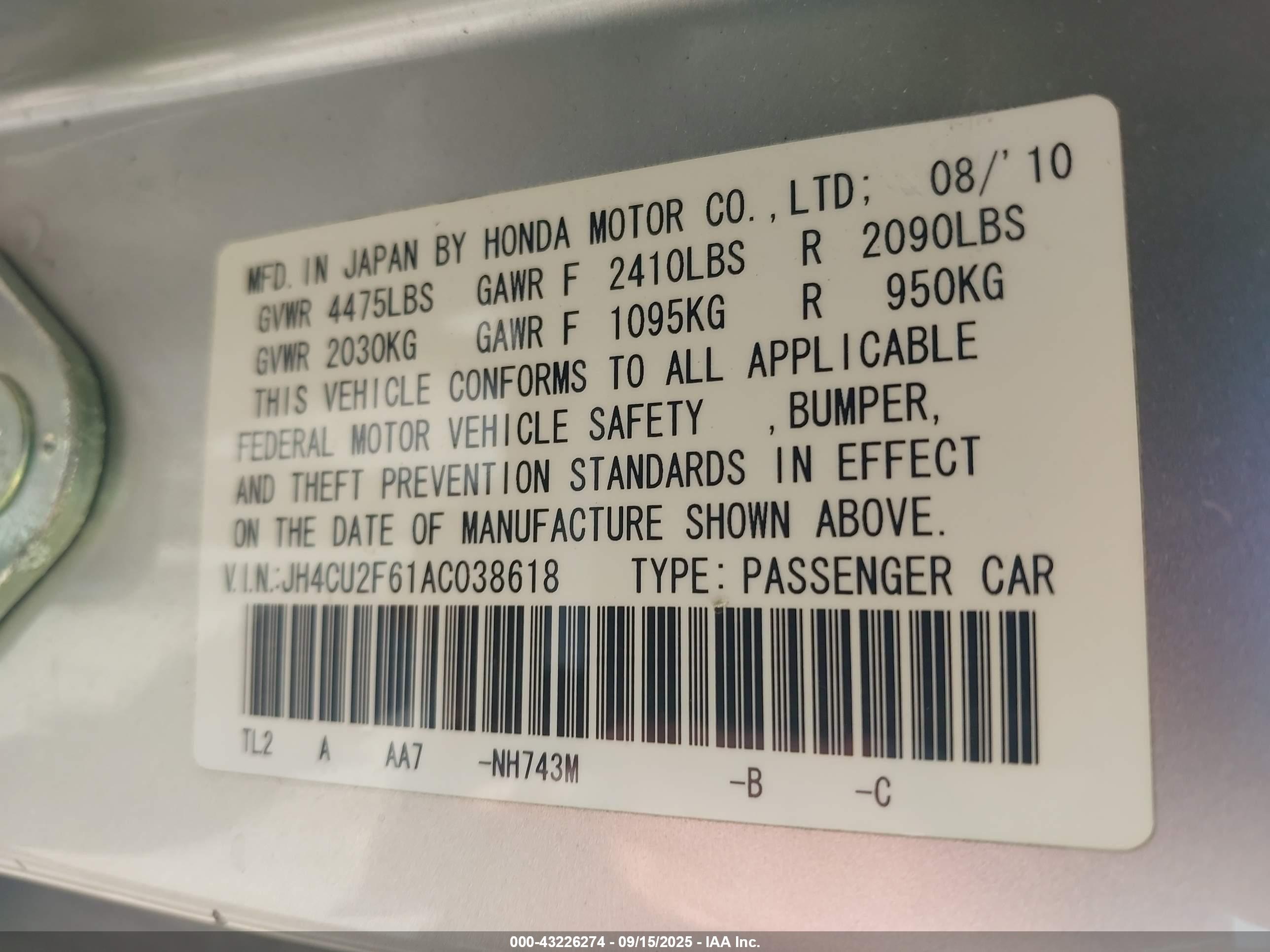 ACURA TSX image 9