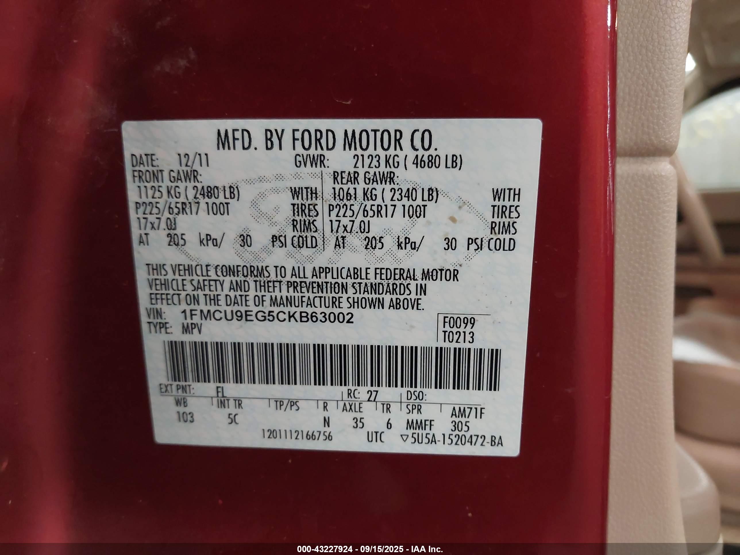 FORD ESCAPE image 9