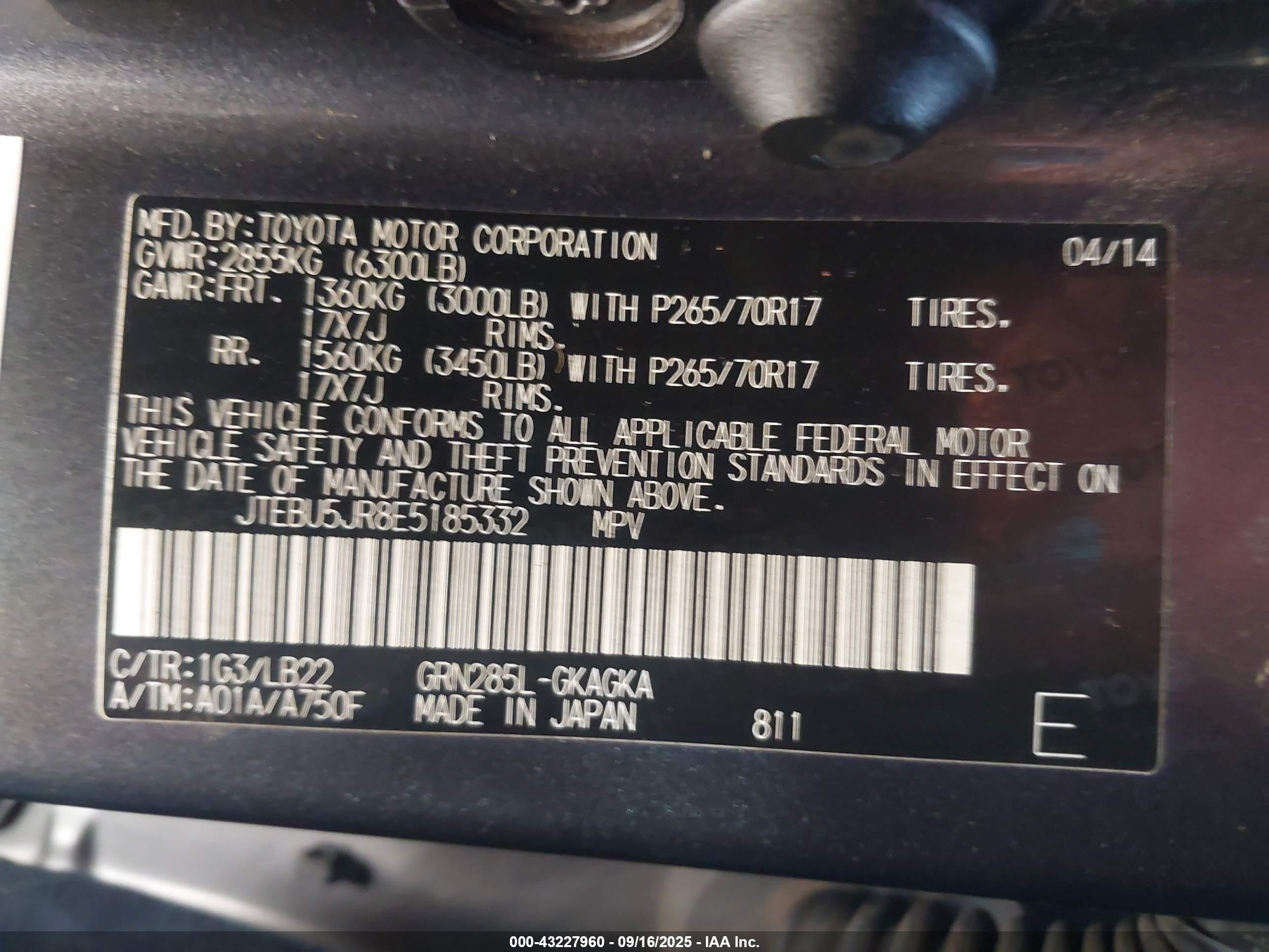 TOYOTA 4RUNNER image 9
